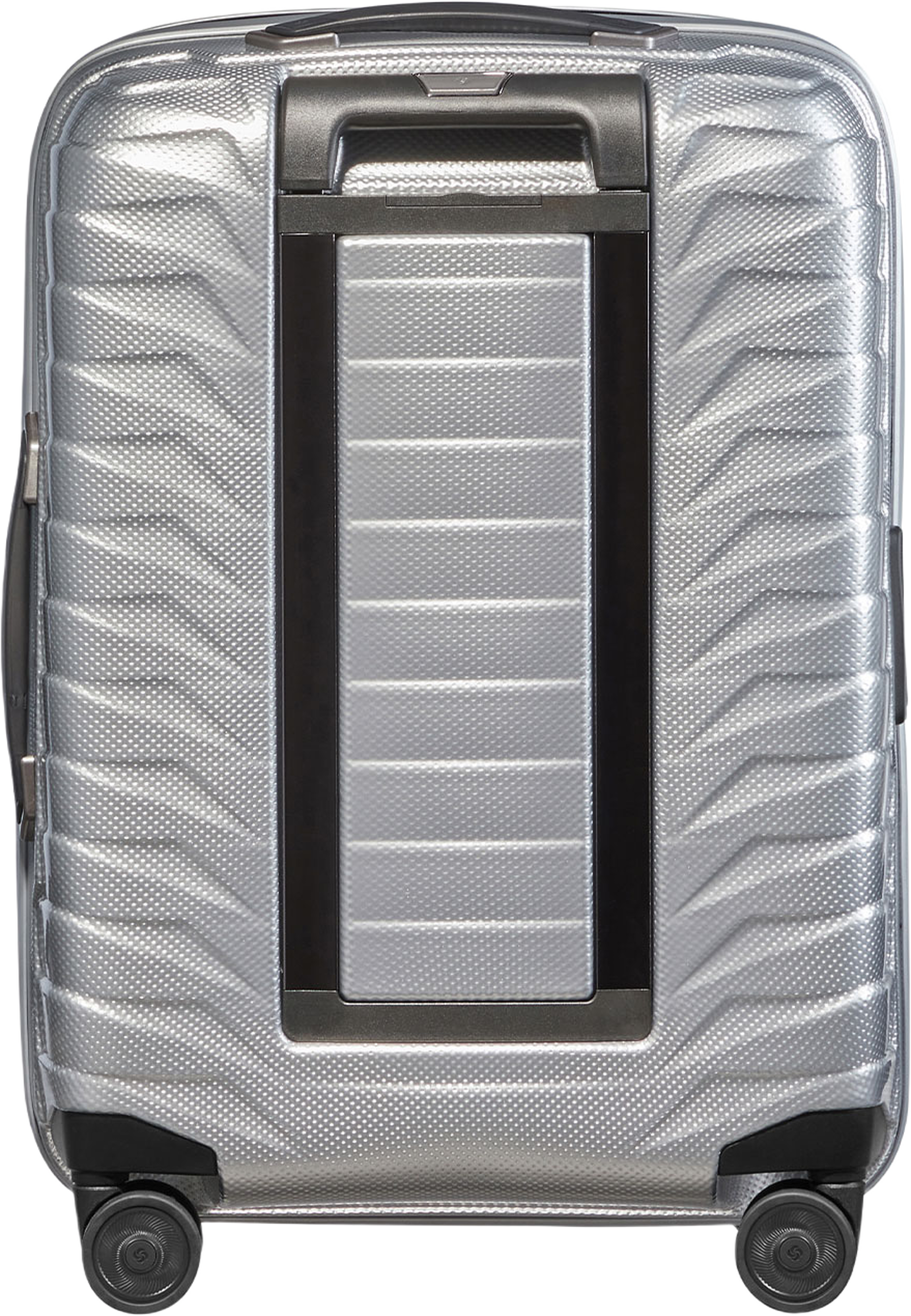 Proxis Kabinväska med 4 hjul 55 cm, från Samsonite, i färgen Silver. Klicka för att öppna bilden i stort format