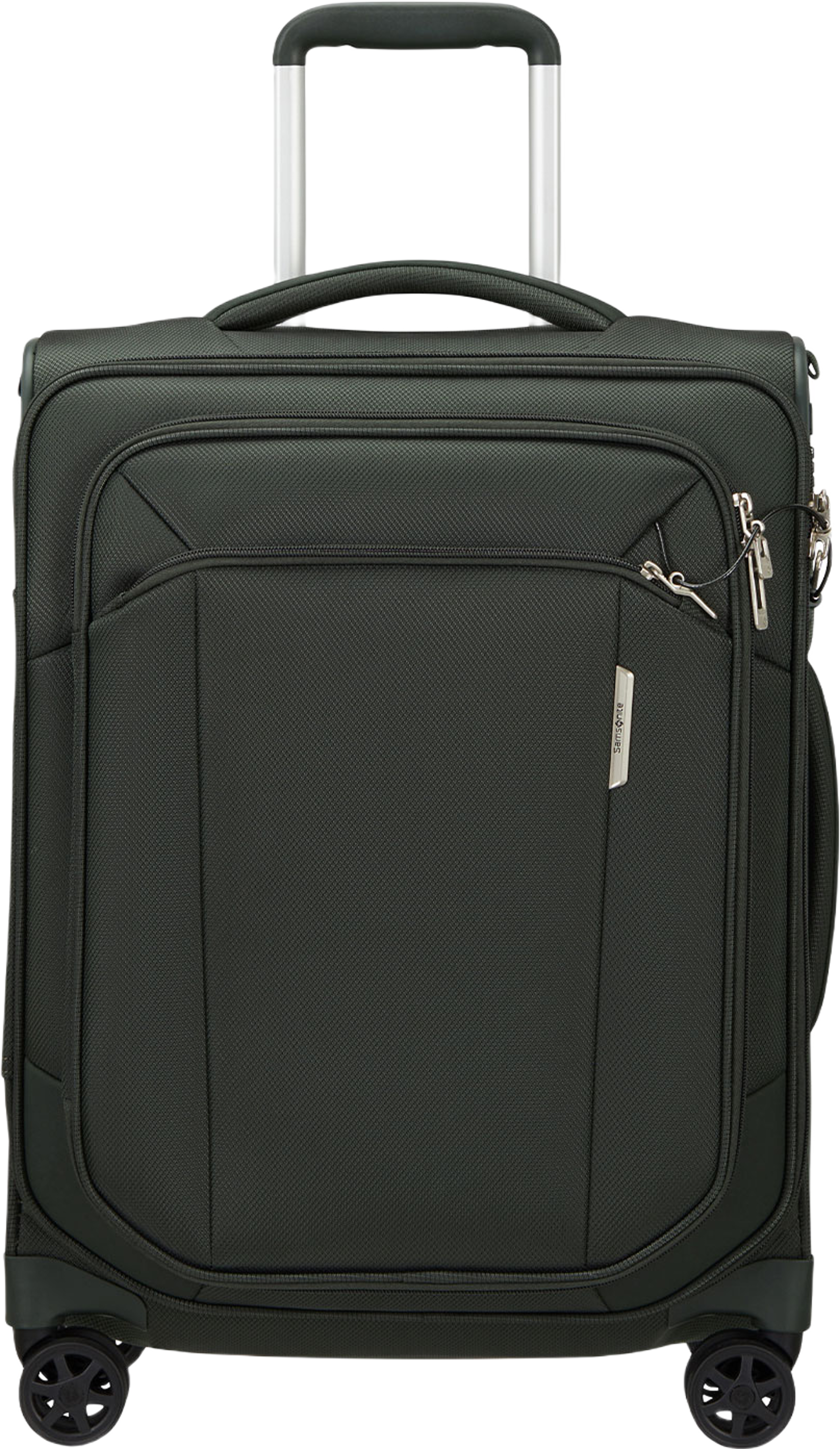 Kabinväska 55 cm, från Samsonite, i färgen Forest Green. Klicka för att öppna bilden i stort format