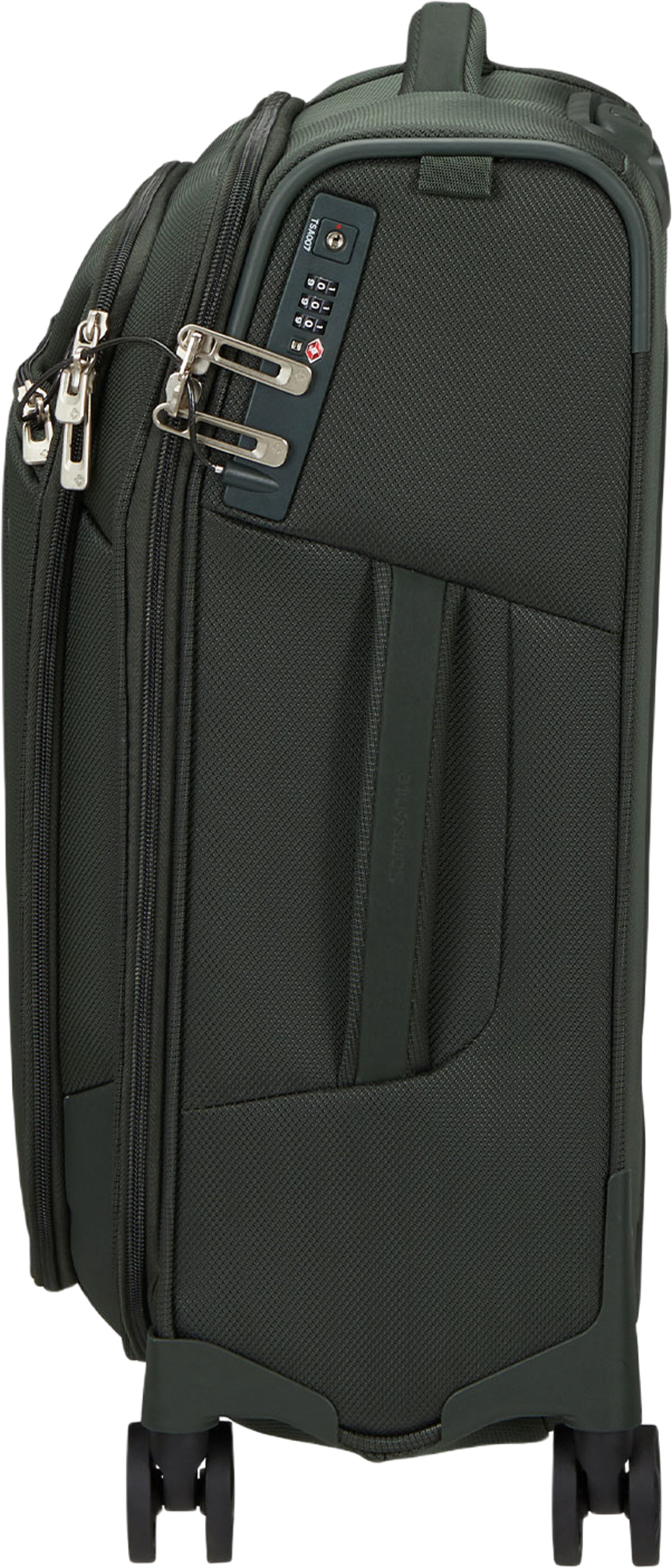 Kabinväska 55 cm, från Samsonite, i färgen Forest Green. Klicka för att öppna bilden i stort format