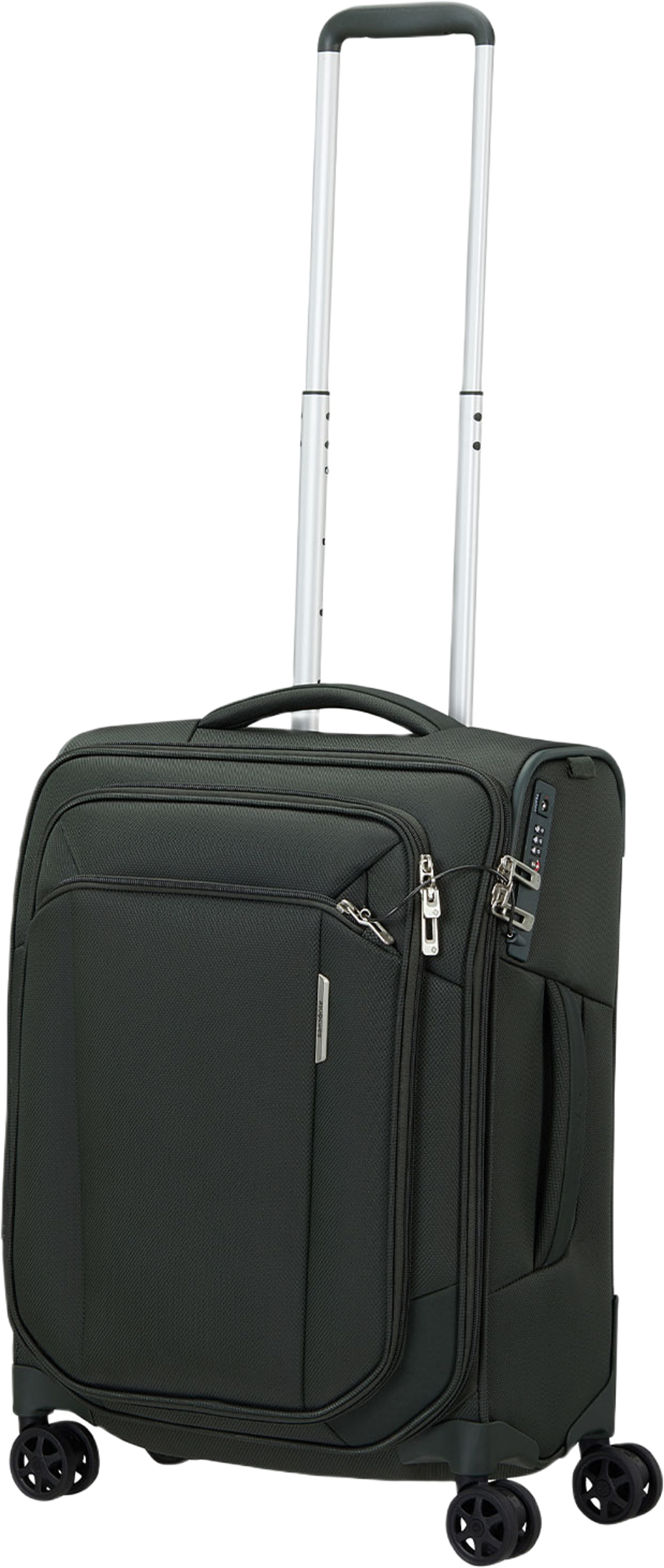 Kabinväska 55 cm, från Samsonite, i färgen Forest Green. Klicka för att öppna bilden i stort format