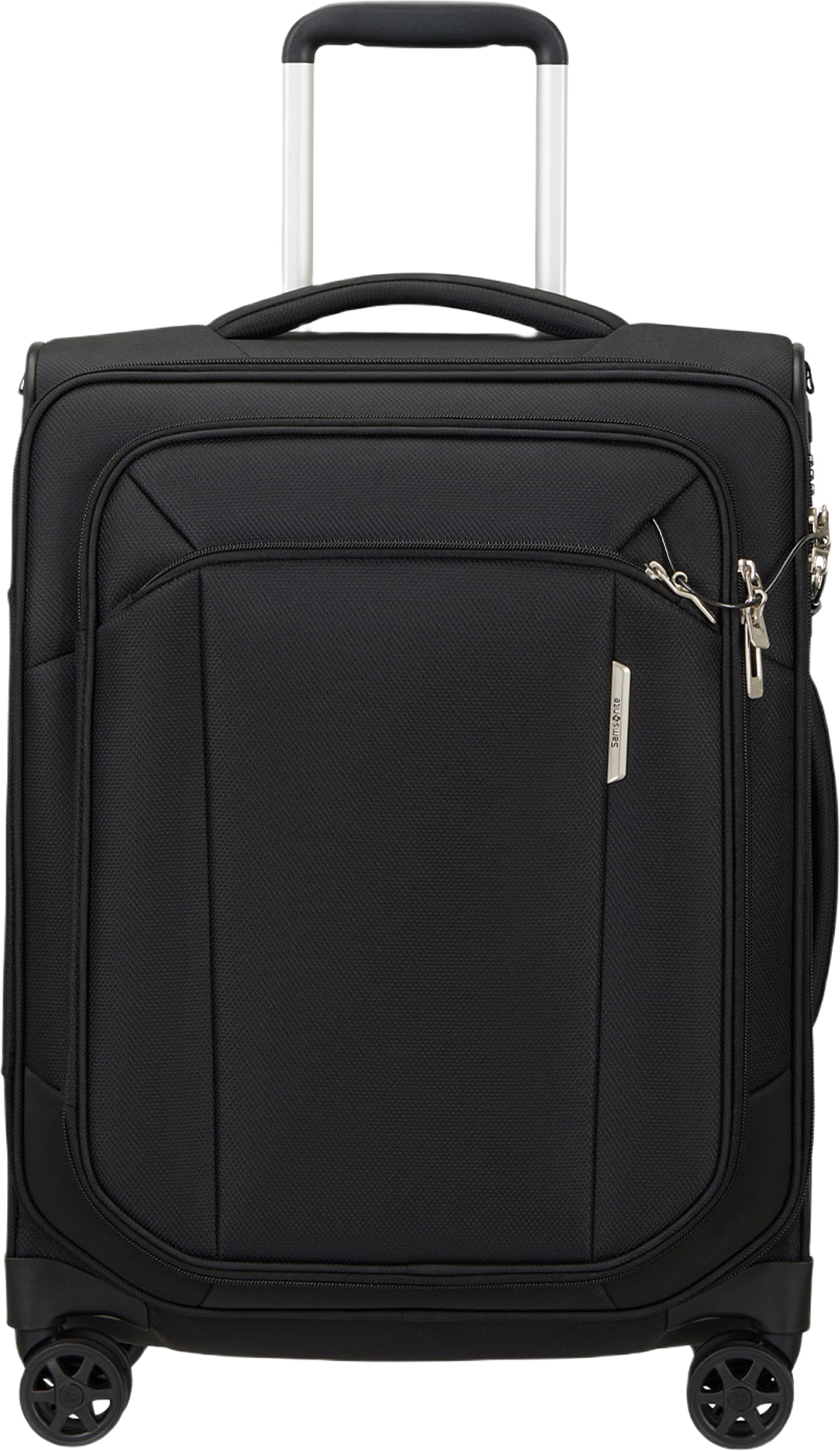 Kabinväska 55 cm, från Samsonite, i färgen Ozone Black. Klicka för att öppna bilden i stort format