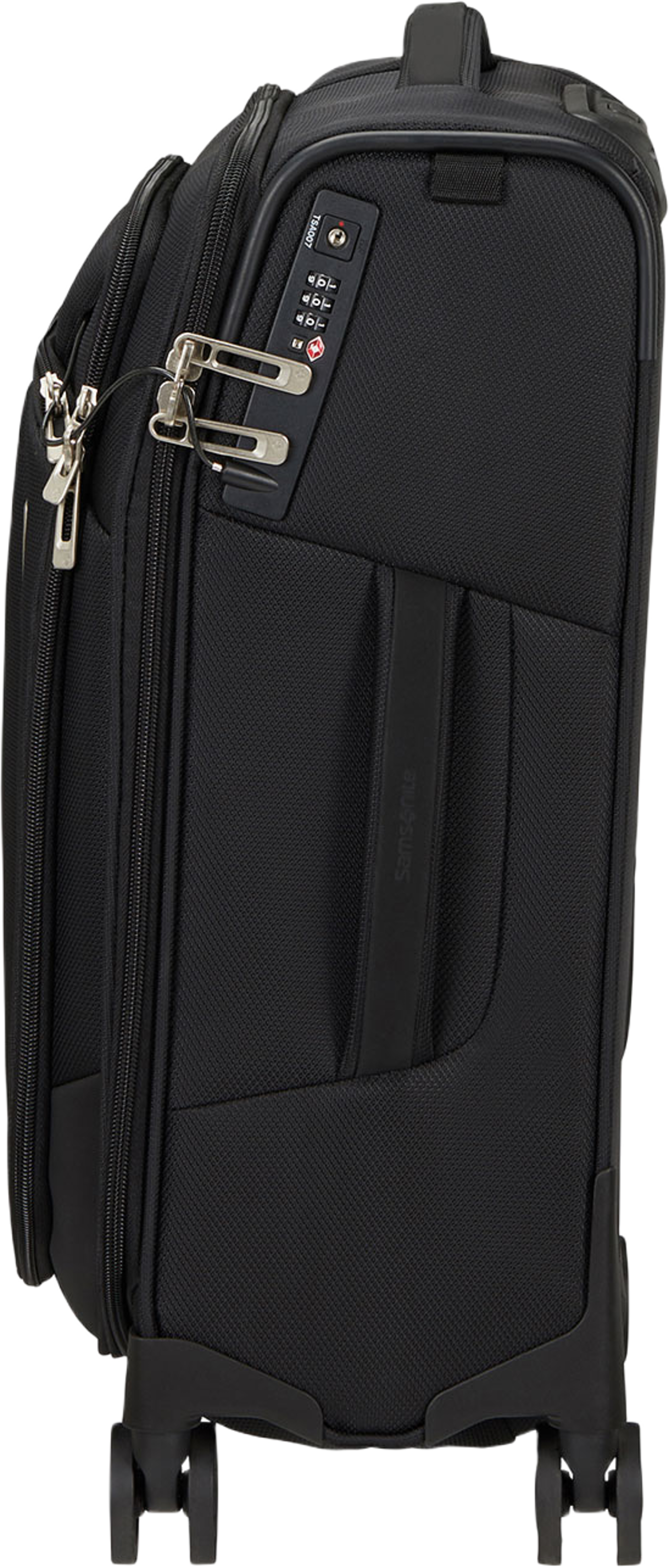 Kabinväska 55 cm, från Samsonite, i färgen Ozone Black. Klicka för att öppna bilden i stort format