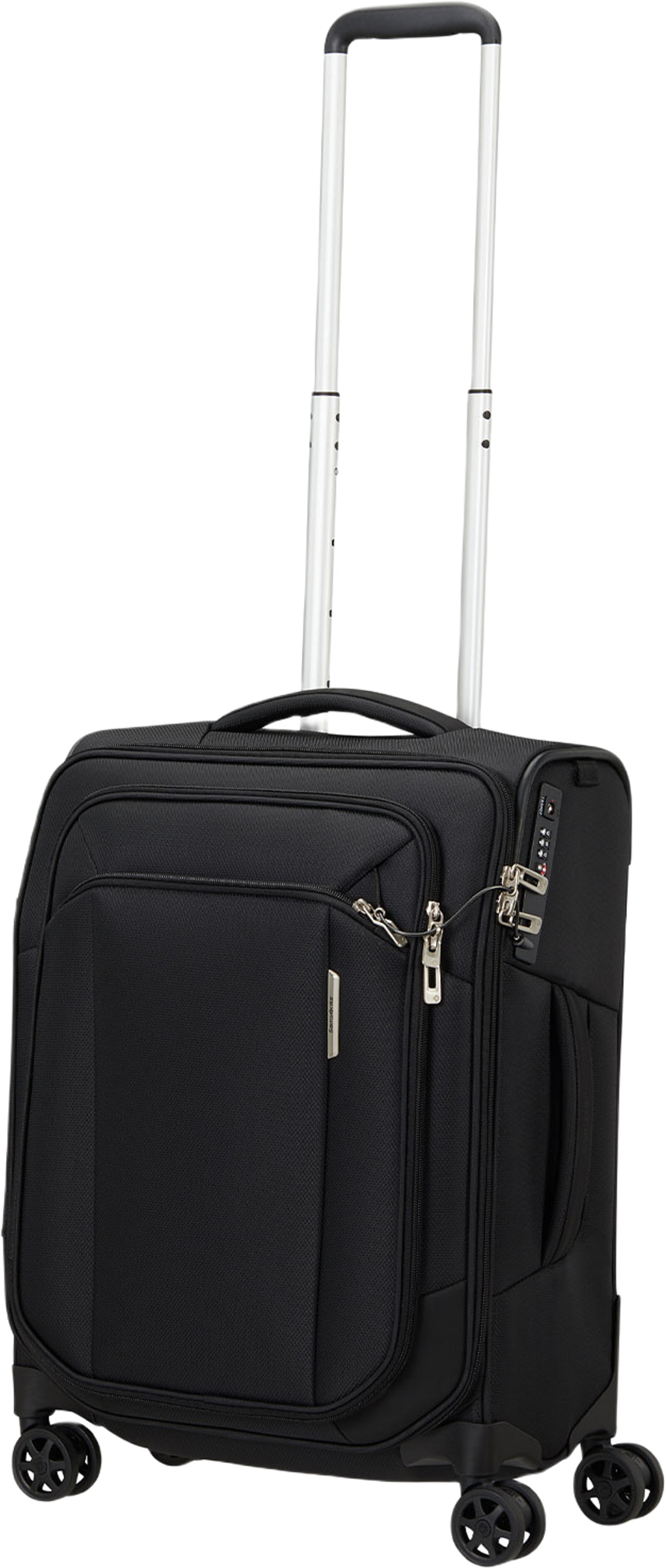 Kabinväska 55 cm, från Samsonite, i färgen Ozone Black. Klicka för att öppna bilden i stort format