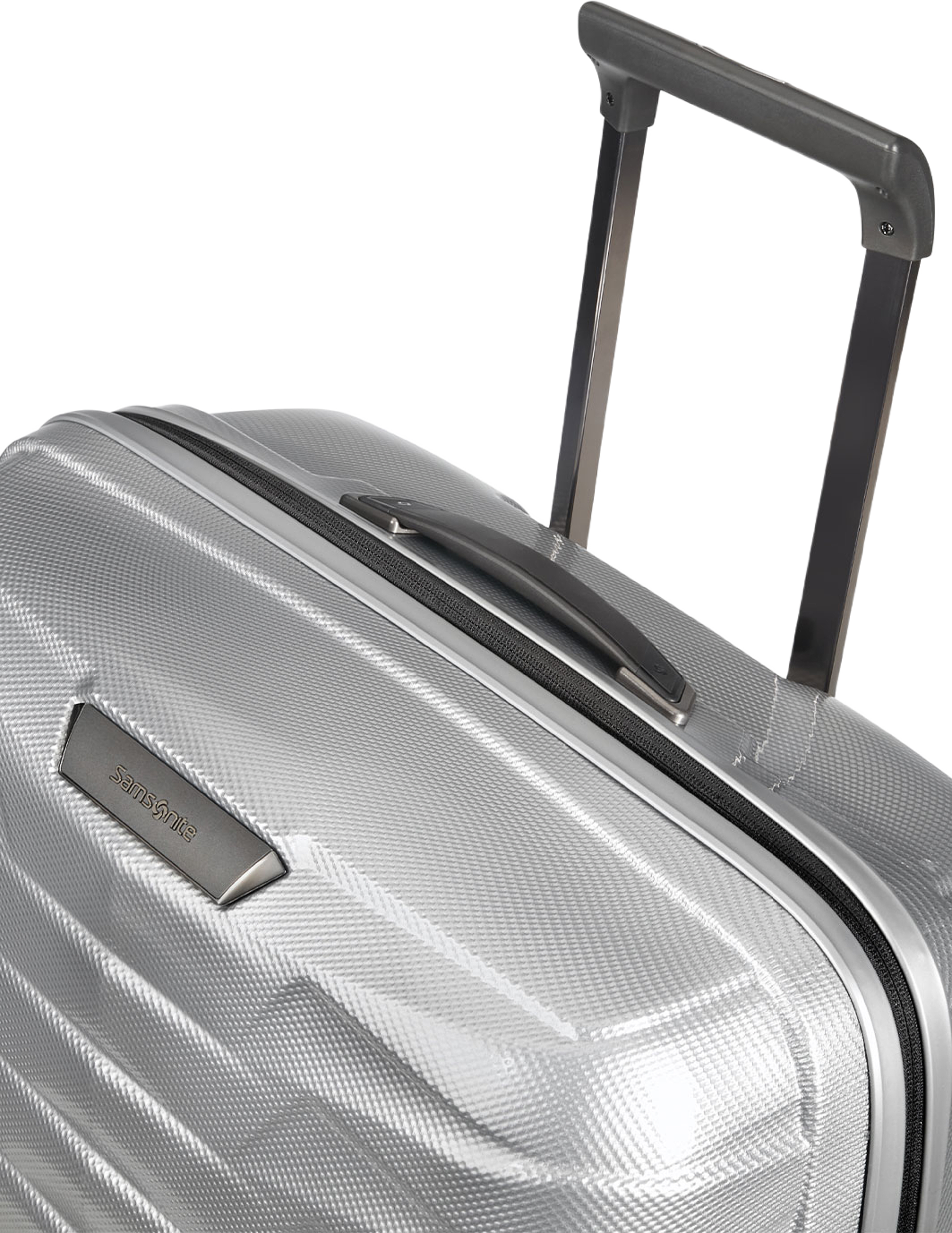 Proxis Resväska med 4 hjul 69 cm, från Samsonite, i färgen Silver. Klicka för att öppna bilden i stort format