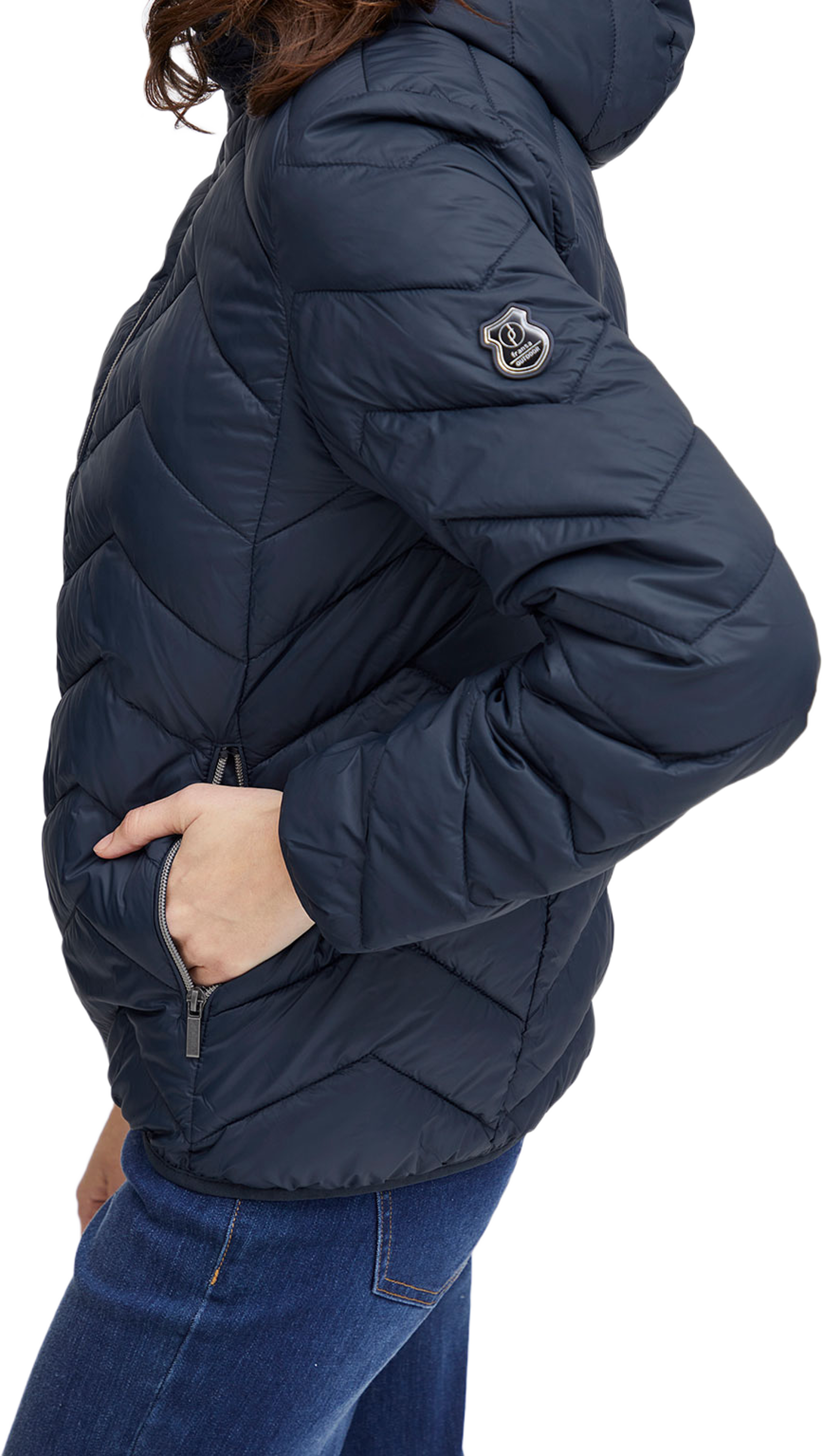 Frbapadding 1 Jacket, från Fransa, i färgen Navy Blazer. Klicka för att öppna bilden i stort format