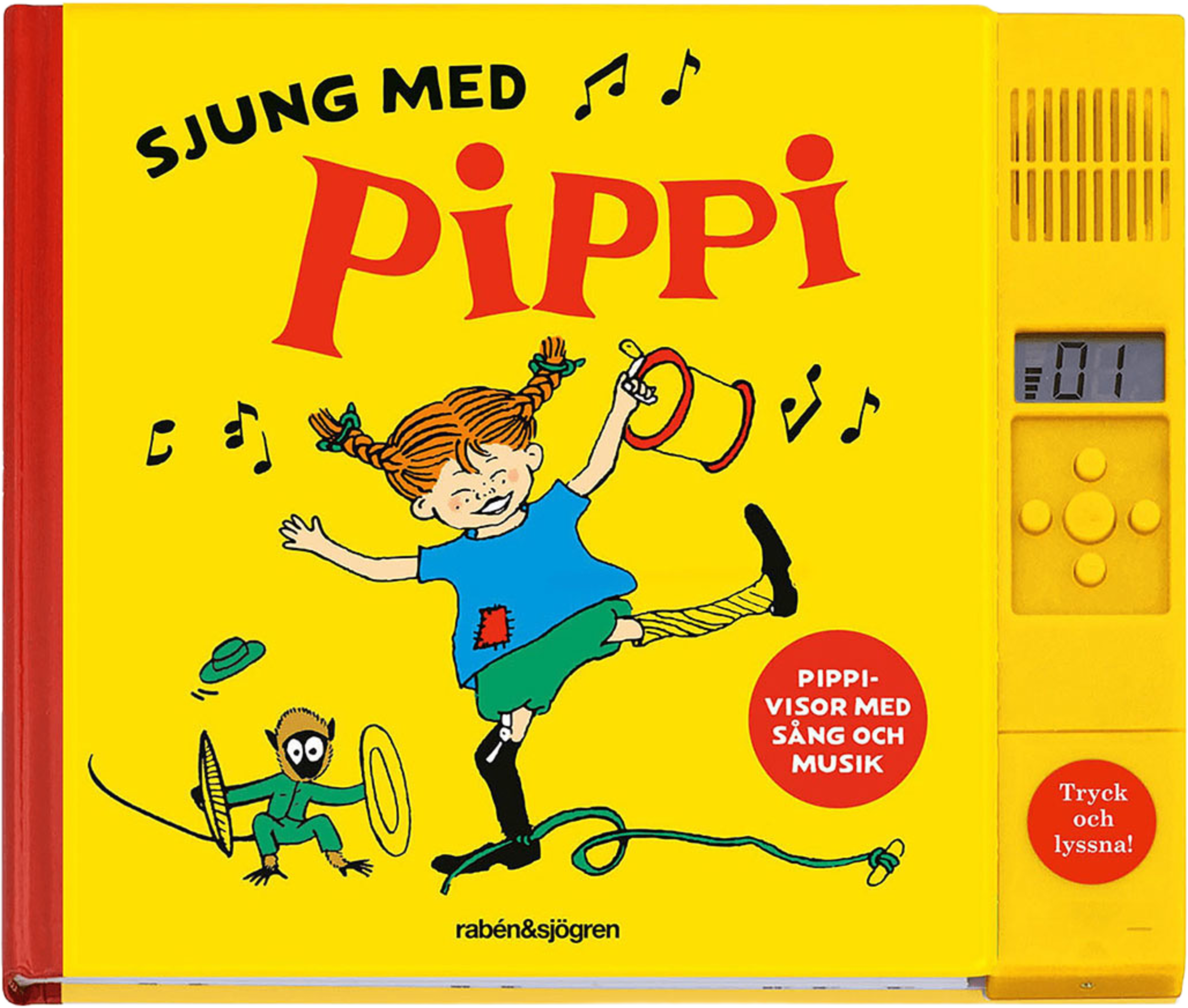 Sjung med Pippi (med ljudmodul) barn 3-6 år, från PIPPI. Klicka för att öppna bilden i stort format