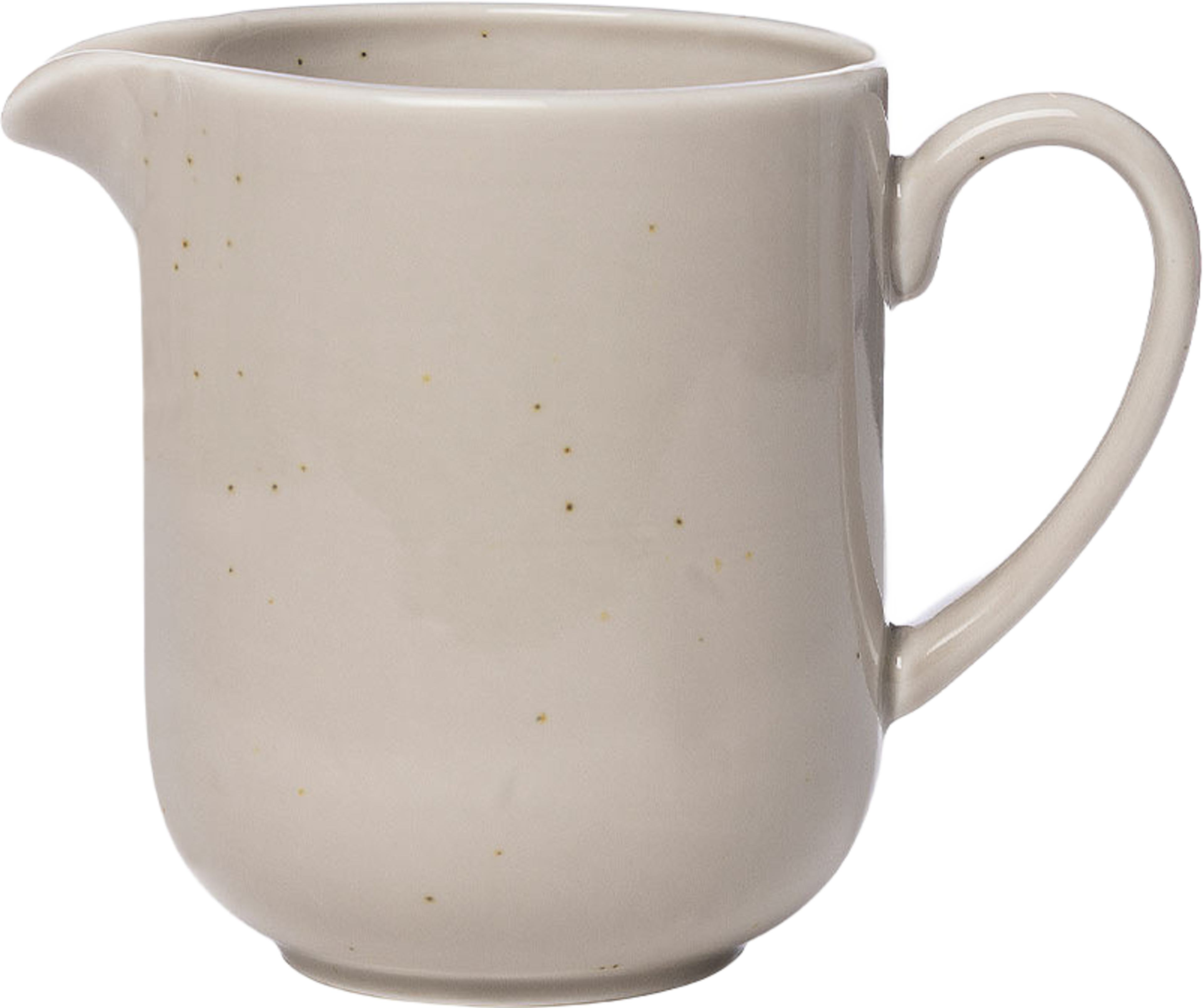 Mjölkkanna, porslin, sand