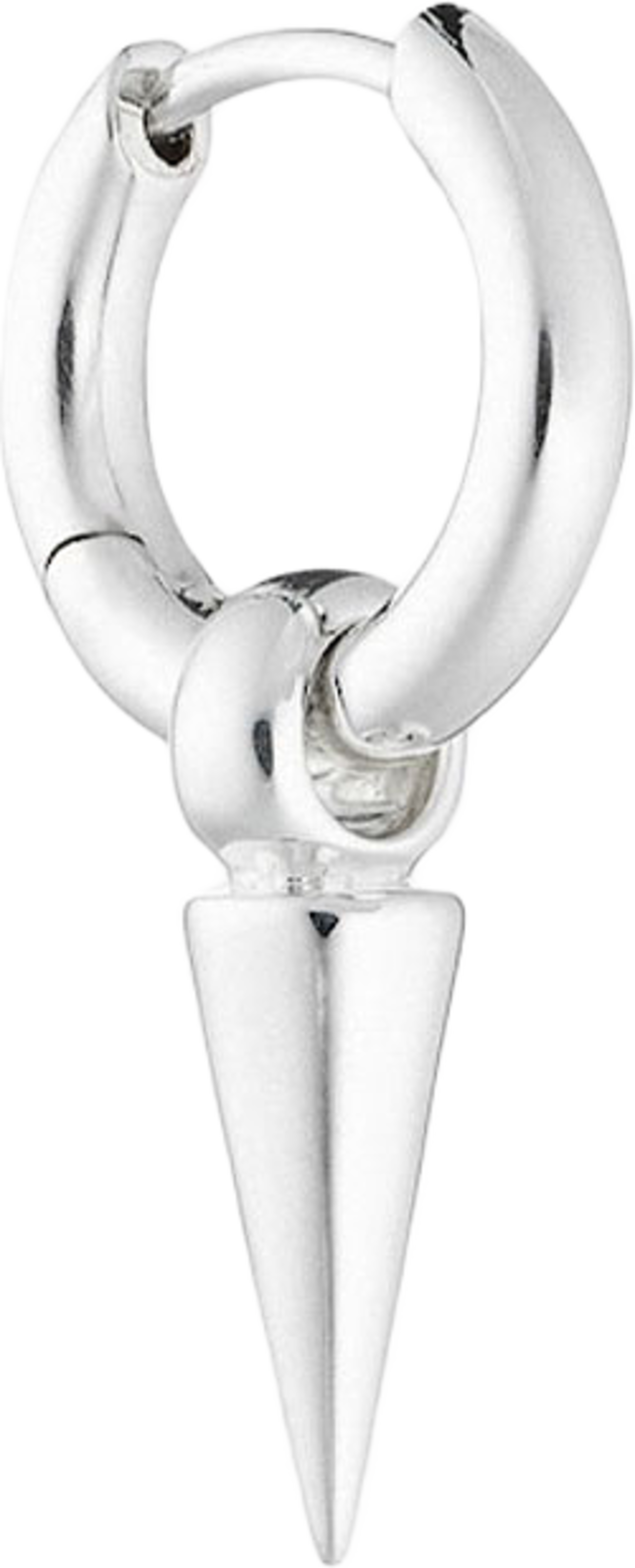 Juno Single Hoop Silver