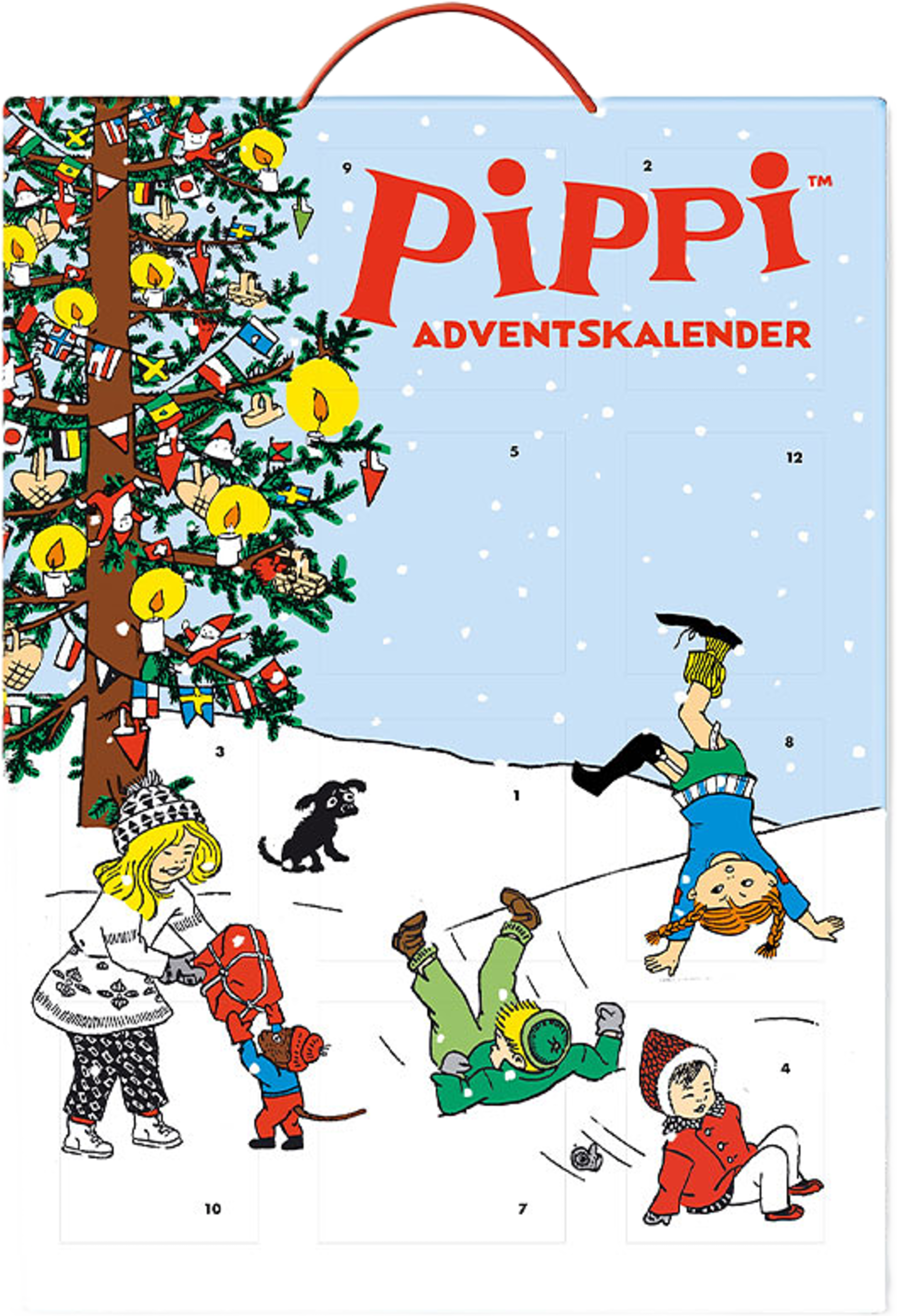 Pippi och Emil adventskalender, från PIPPI. Klicka för att öppna bilden i stort format