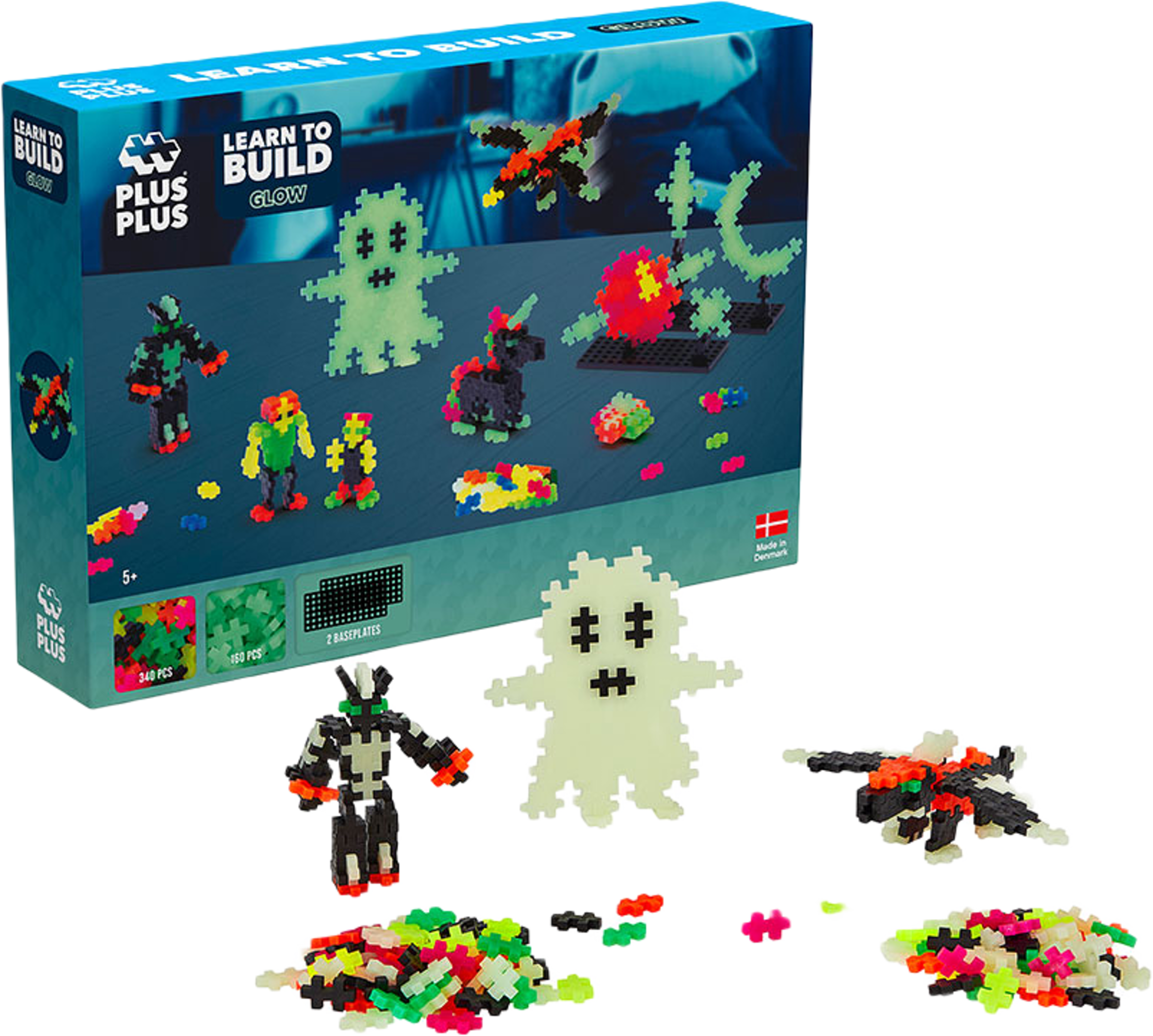 PLUS PLUS Learn to build Glow / 500 pcs