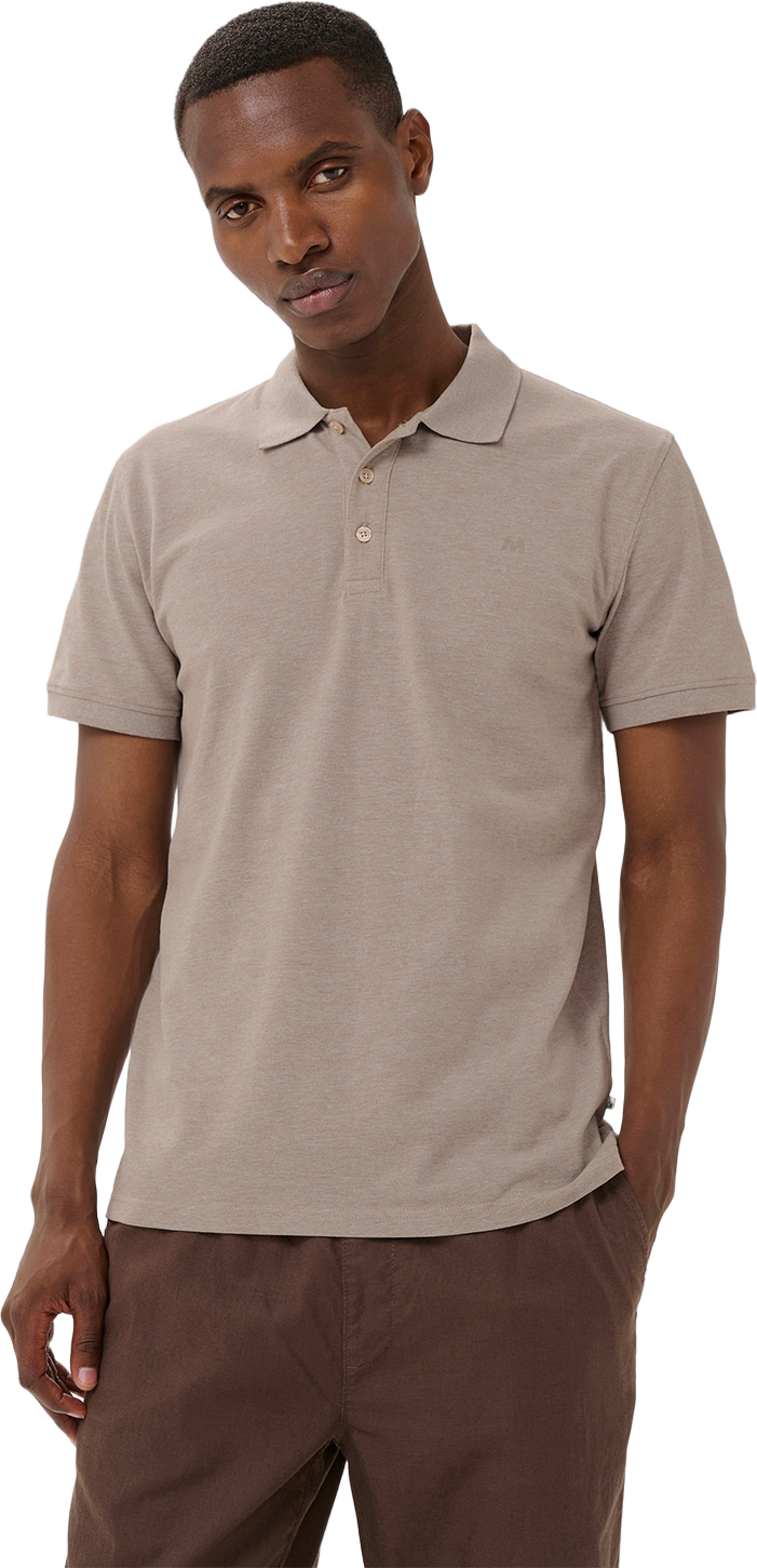 MApoleo Melange Poloshirt, från Matinique, i färgen Winter Twig Melange. Klicka för att öppna bilden i stort format