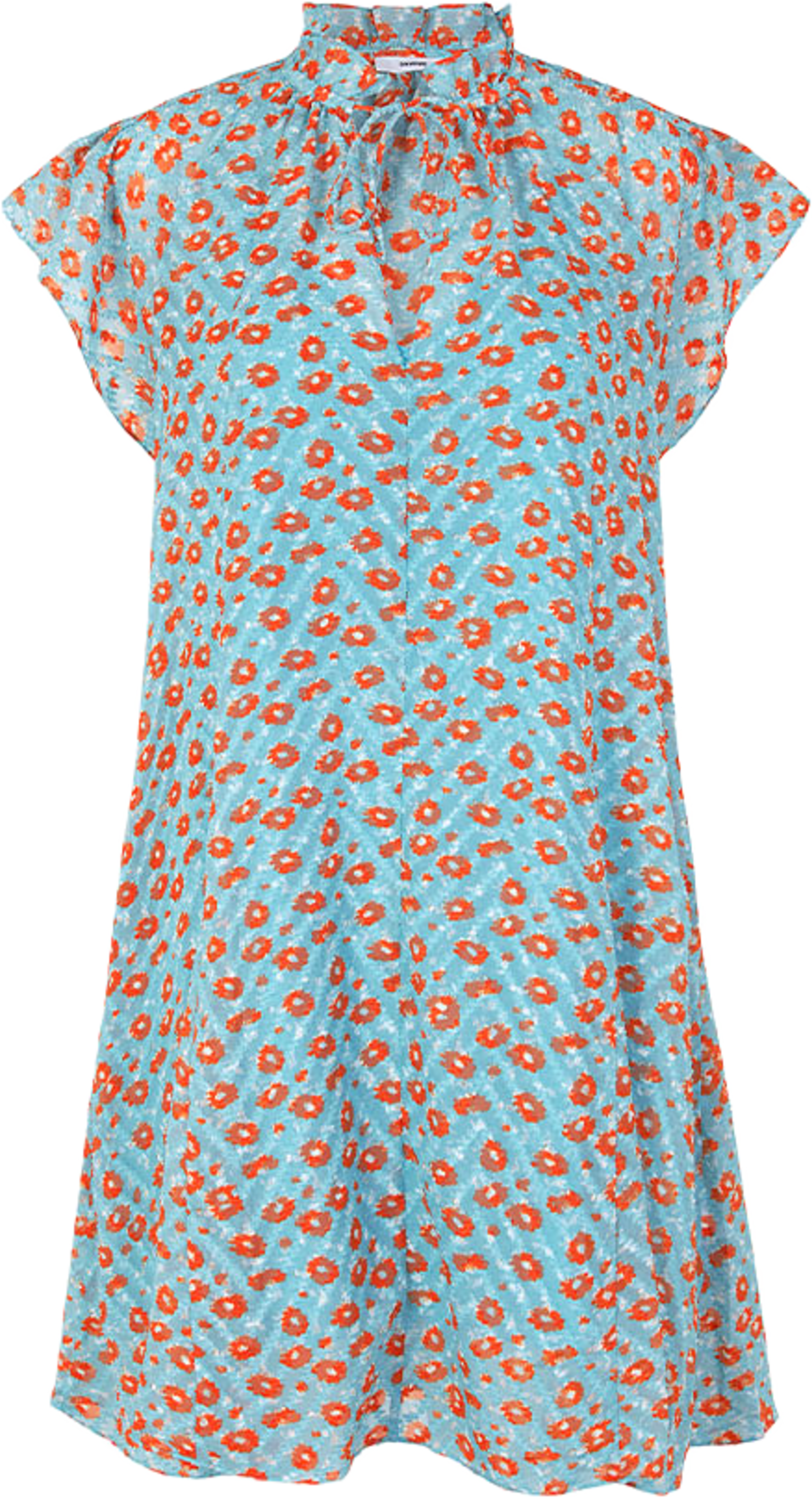 Karookh dress 14573, från SAMSOE SAMSOE, i färgen Ditsy Topaz. Klicka för att öppna bilden i stort format