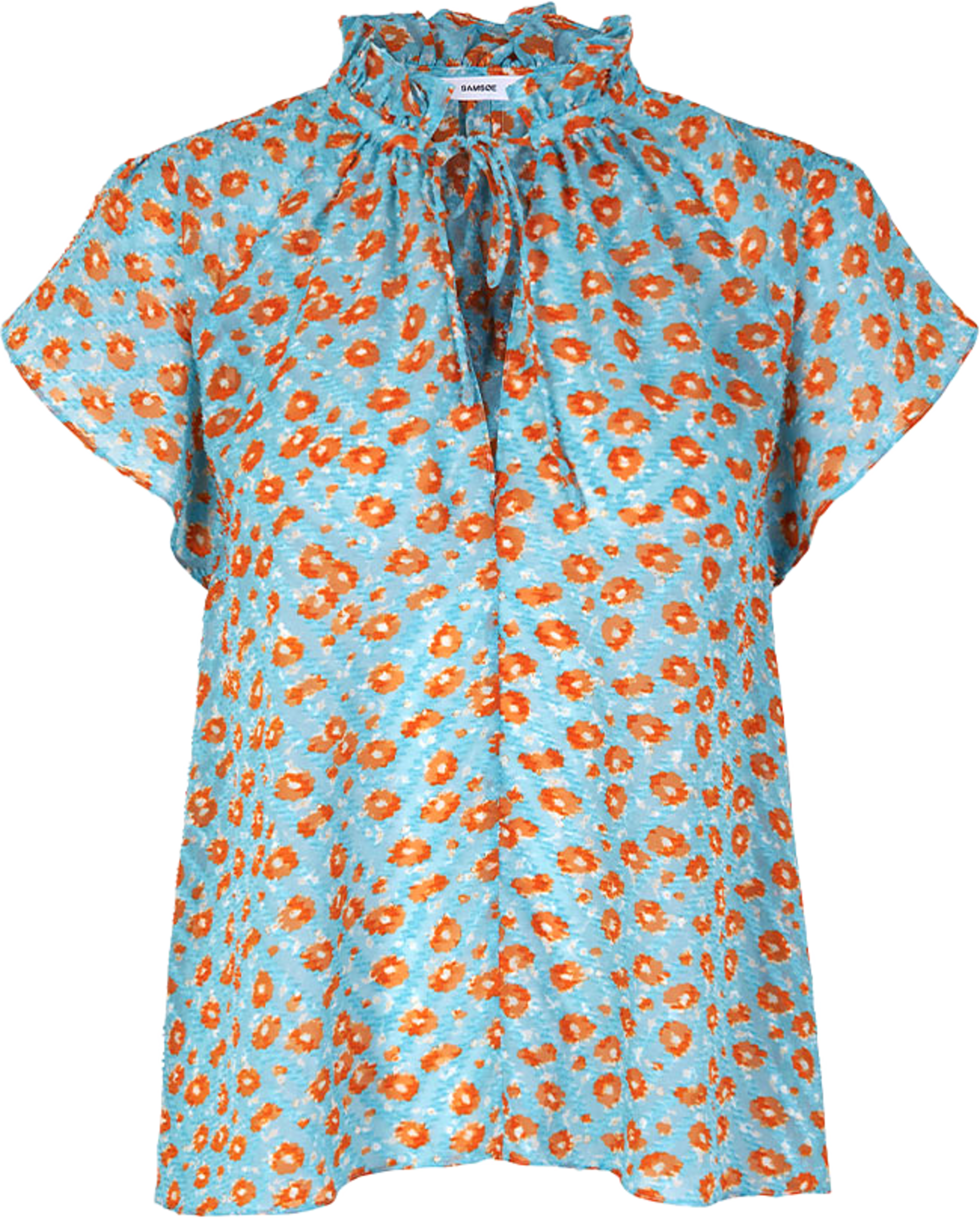 Karookh blouse 14573, från SAMSOE SAMSOE, i färgen Ditsy Topaz. Klicka för att öppna bilden i stort format