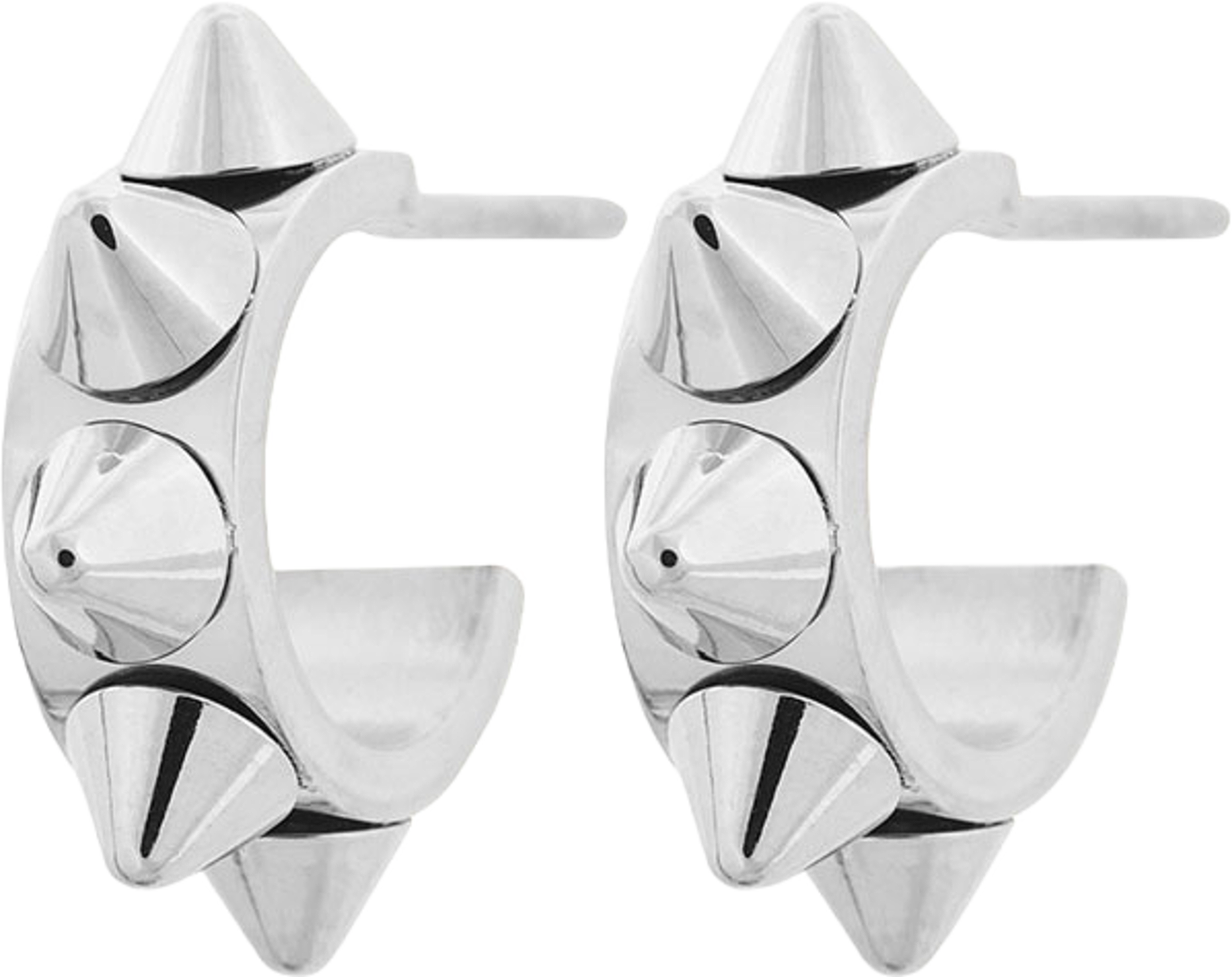 Peak Creoles Mini Steel Earring