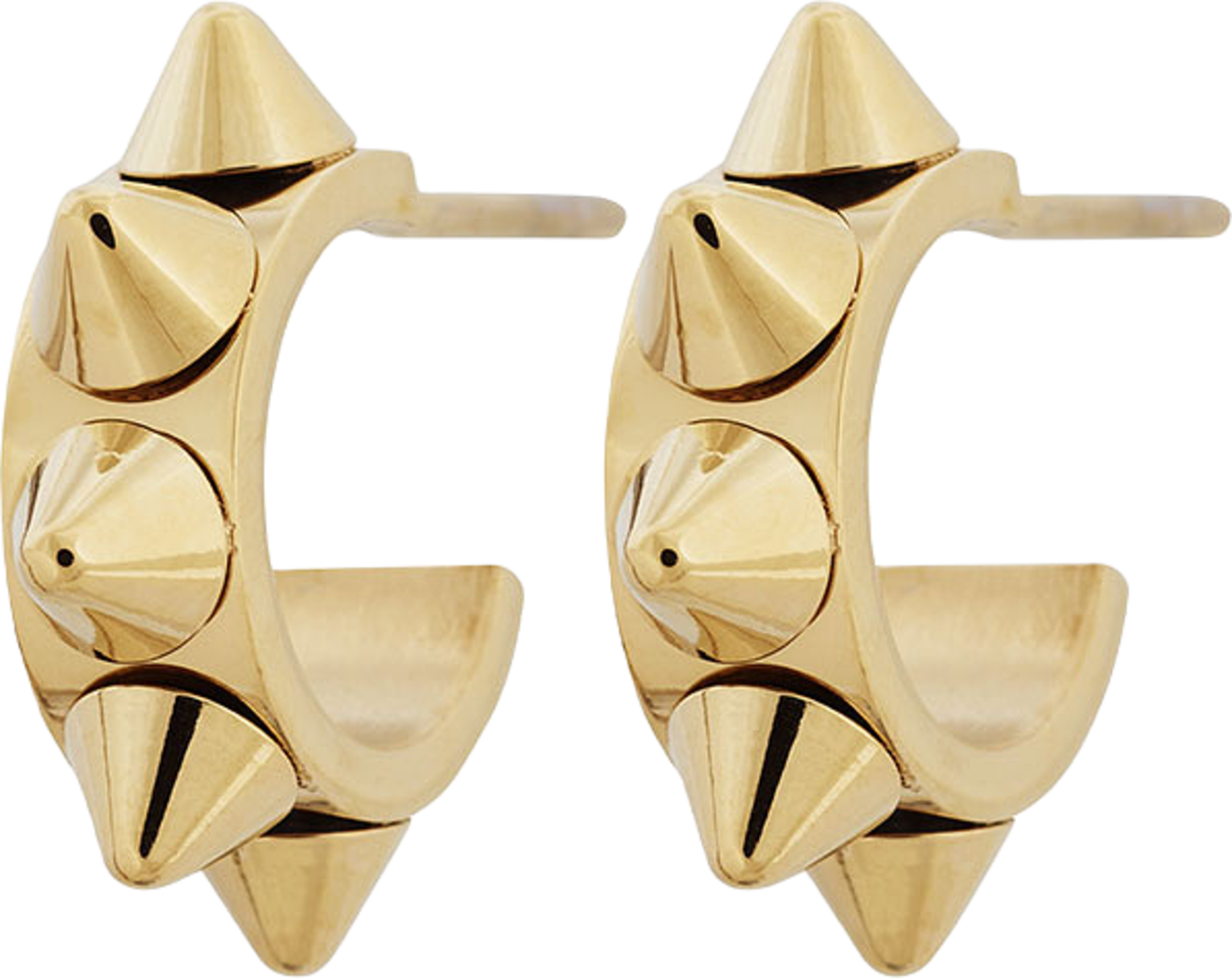 Peak Creoles Mini Gold Ring