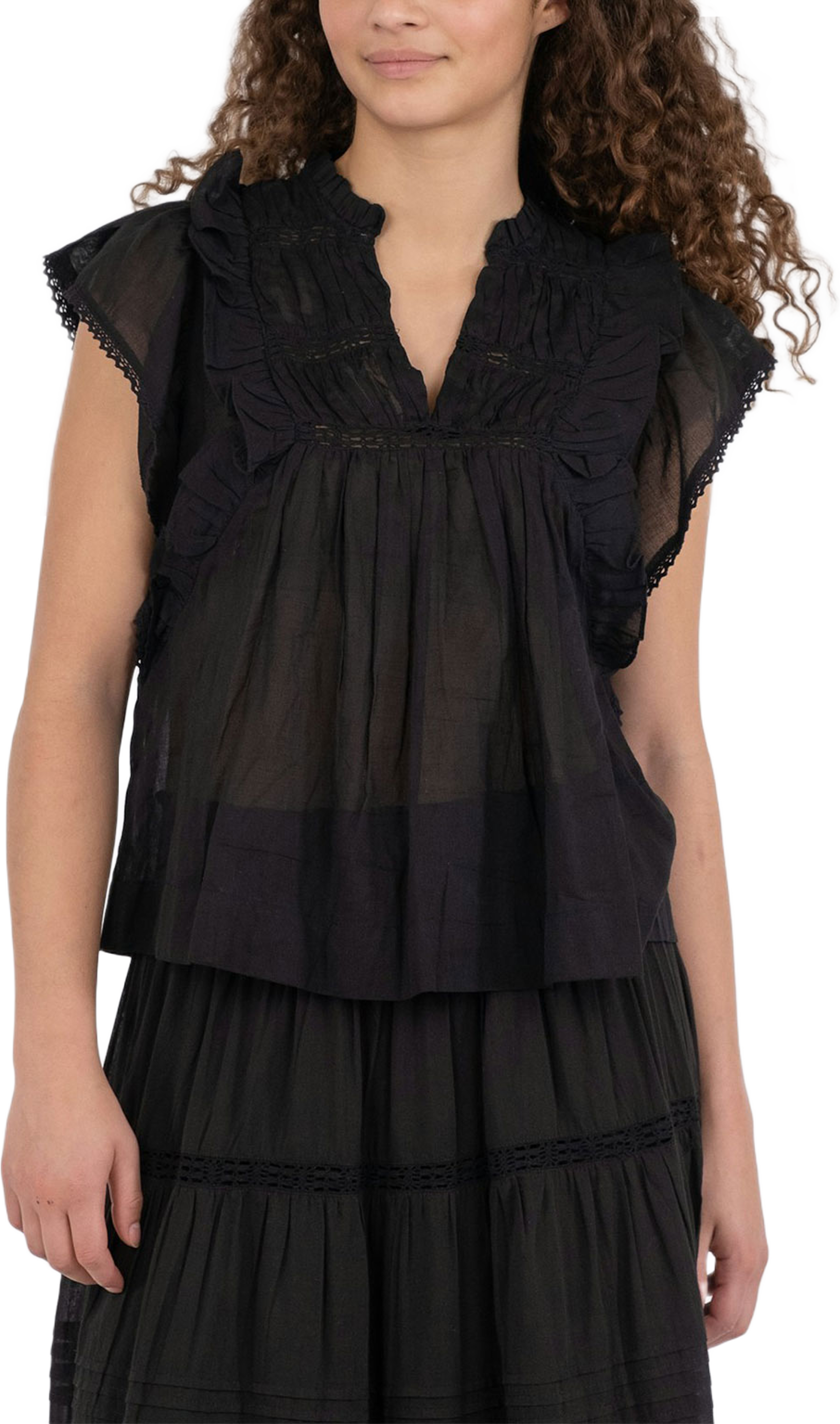 Jayla S Voile Top