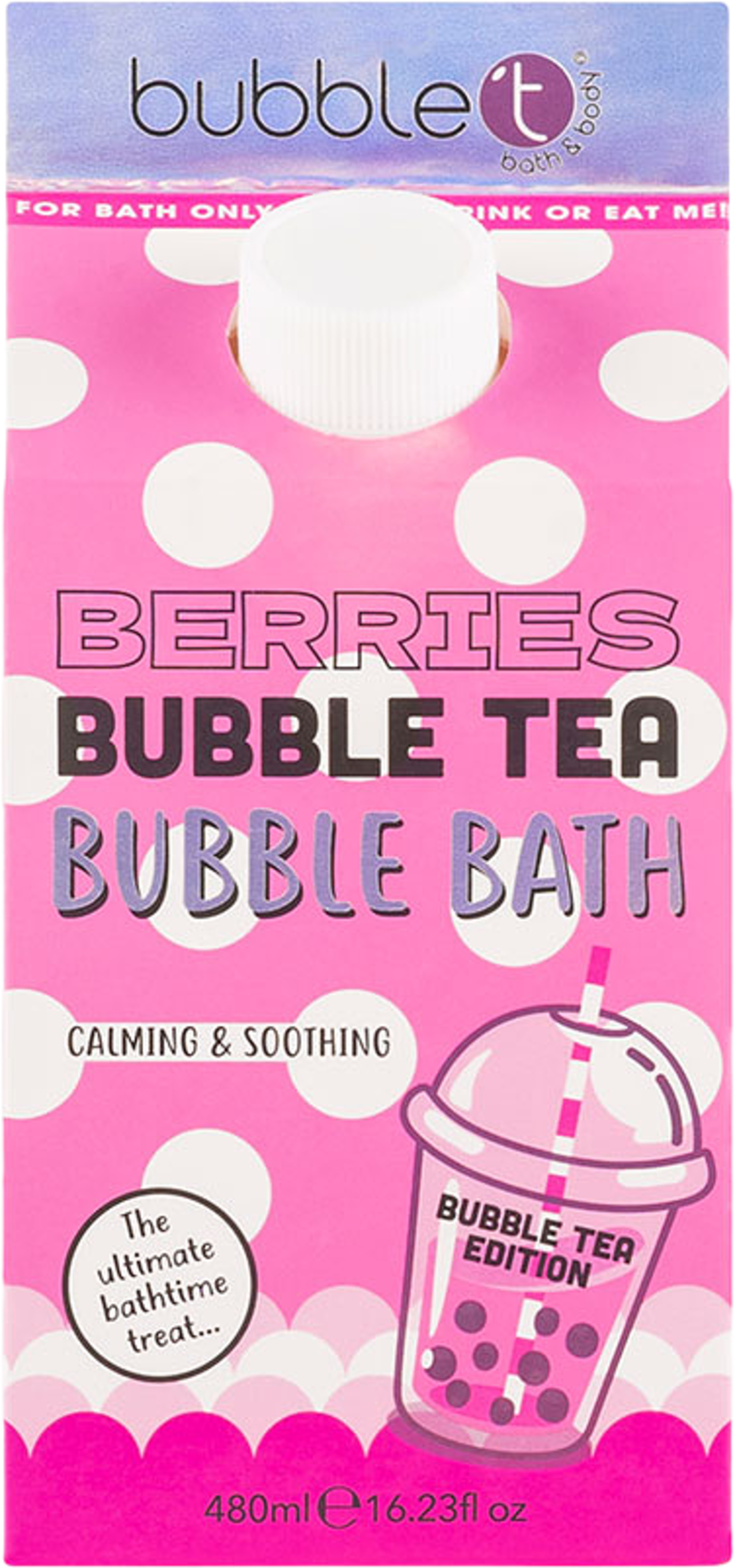Berries Bubble Tea Bath Milk