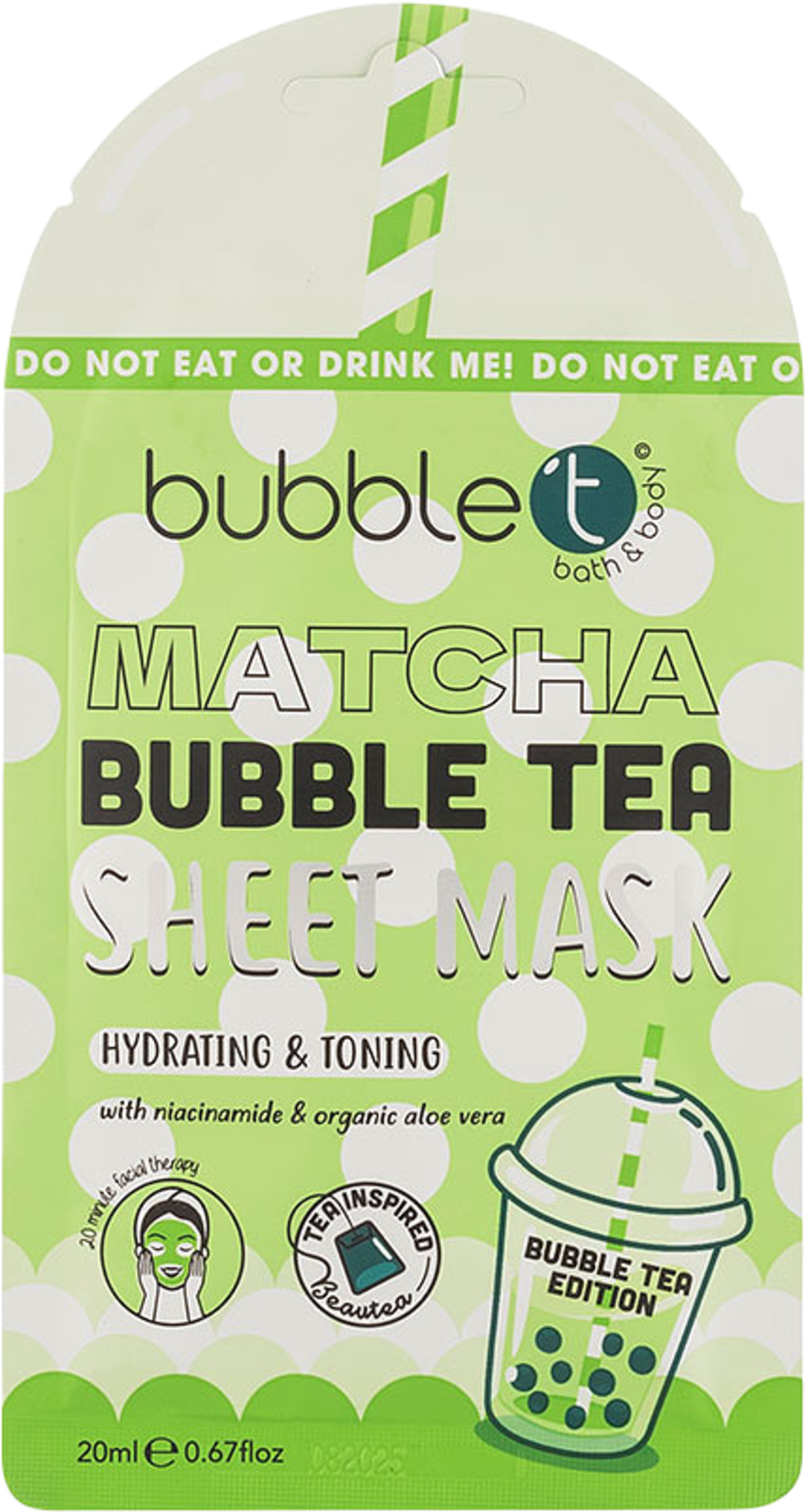 Matcha Bubble Tea Sheet Mask