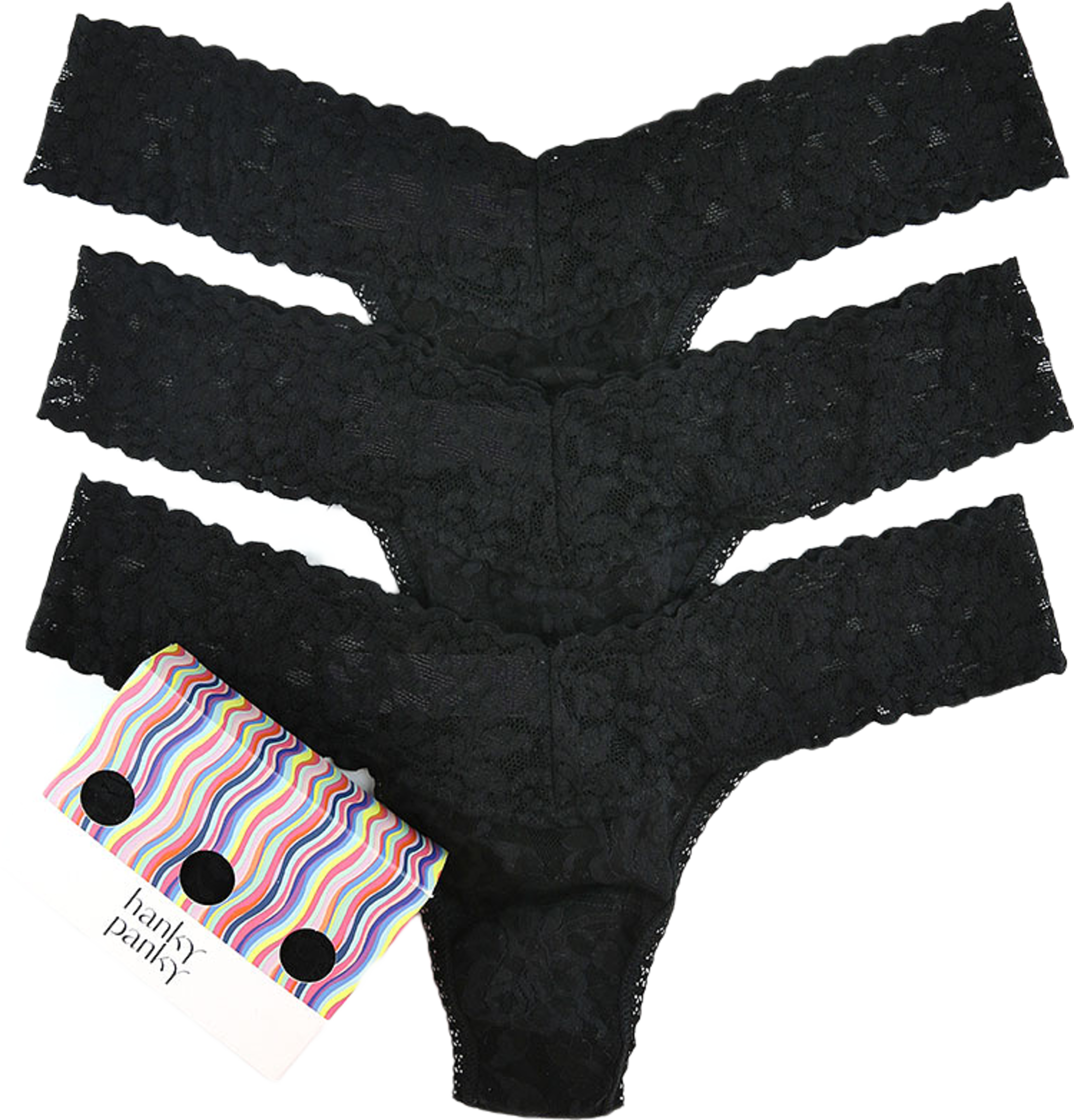 Signature Lace Low Rise Thong