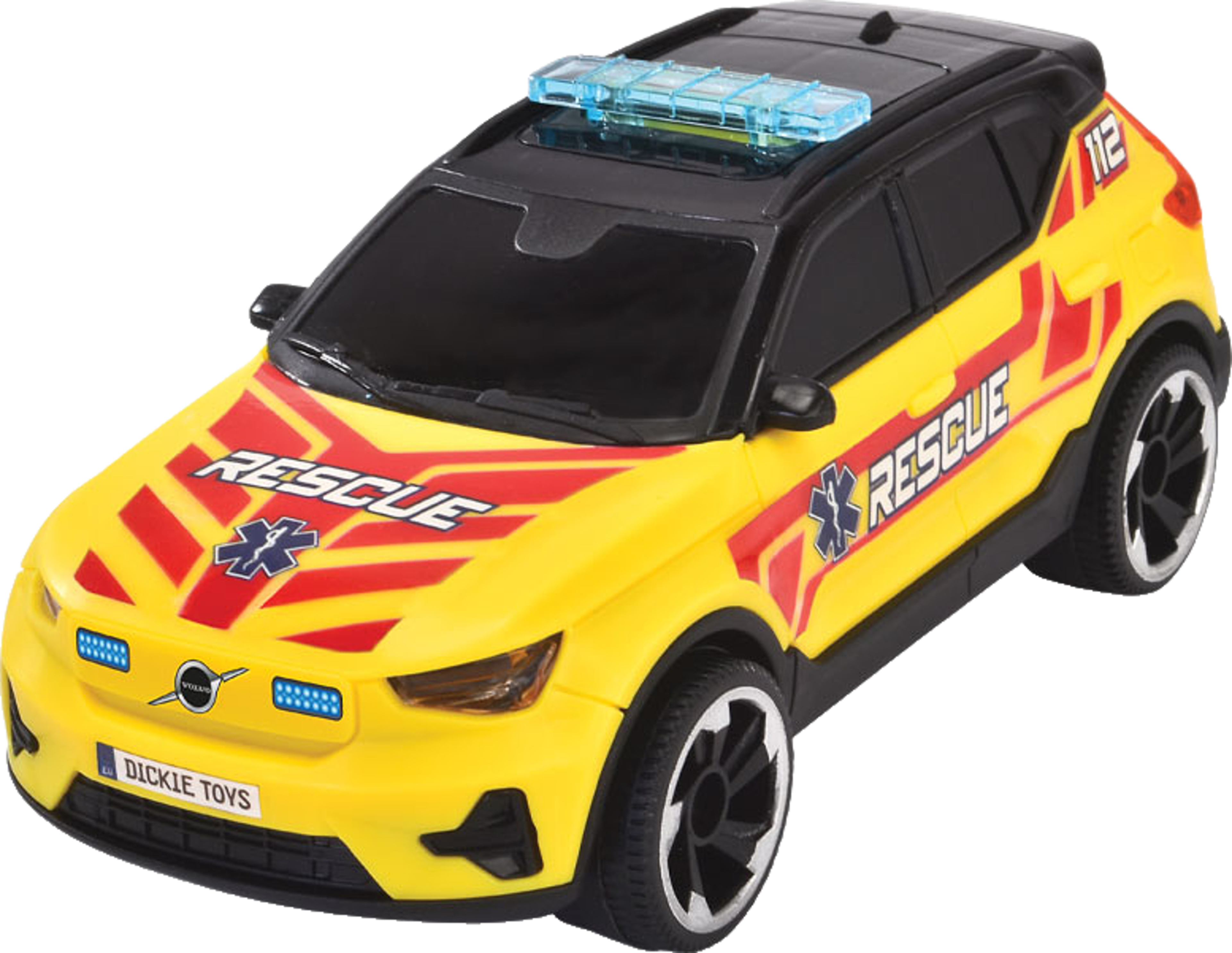 Dickie Toys Svensk Räddningstransport Med Bil och Helikopter