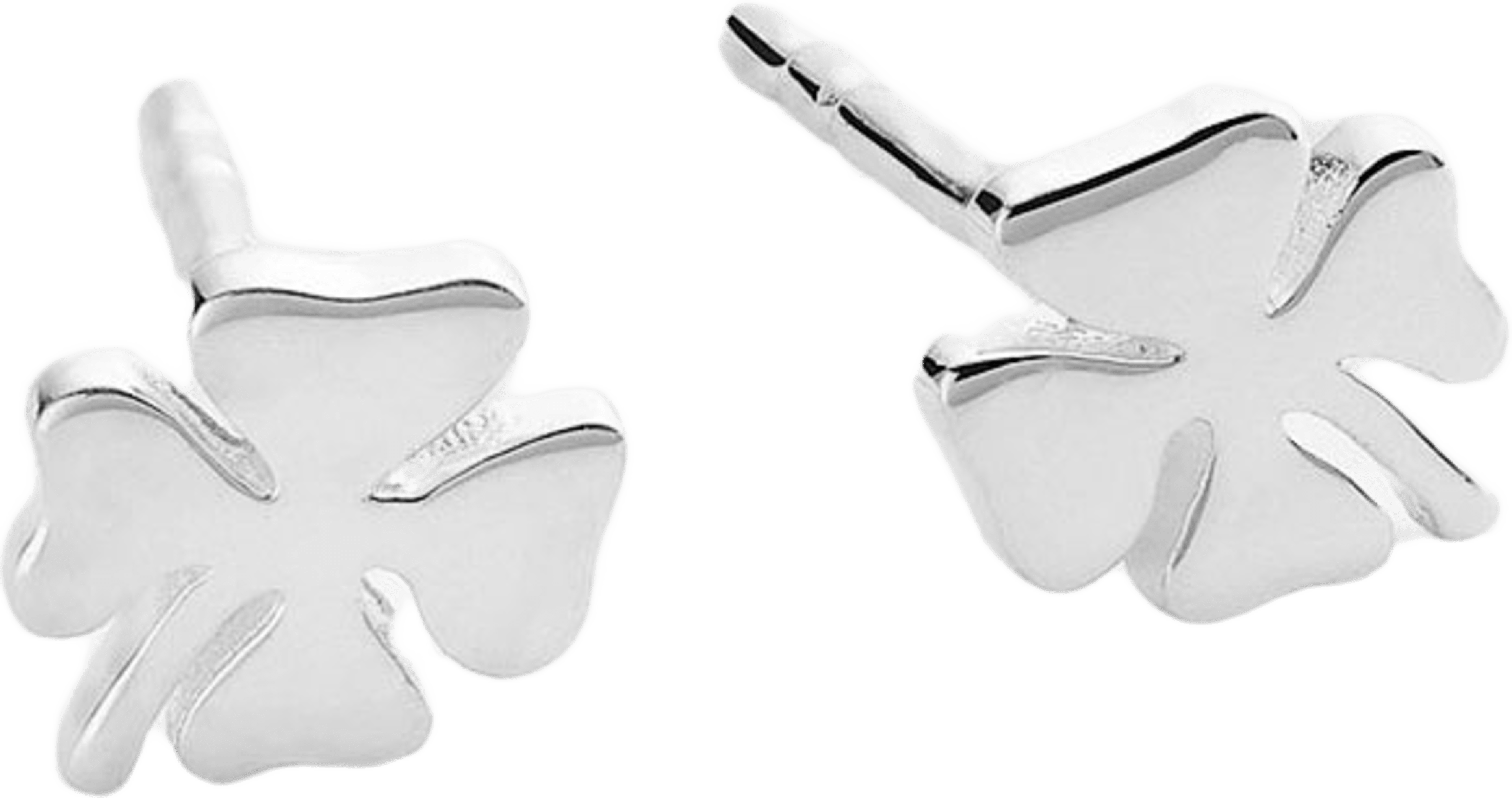 Bring Me Luck Stud Earrings Silver