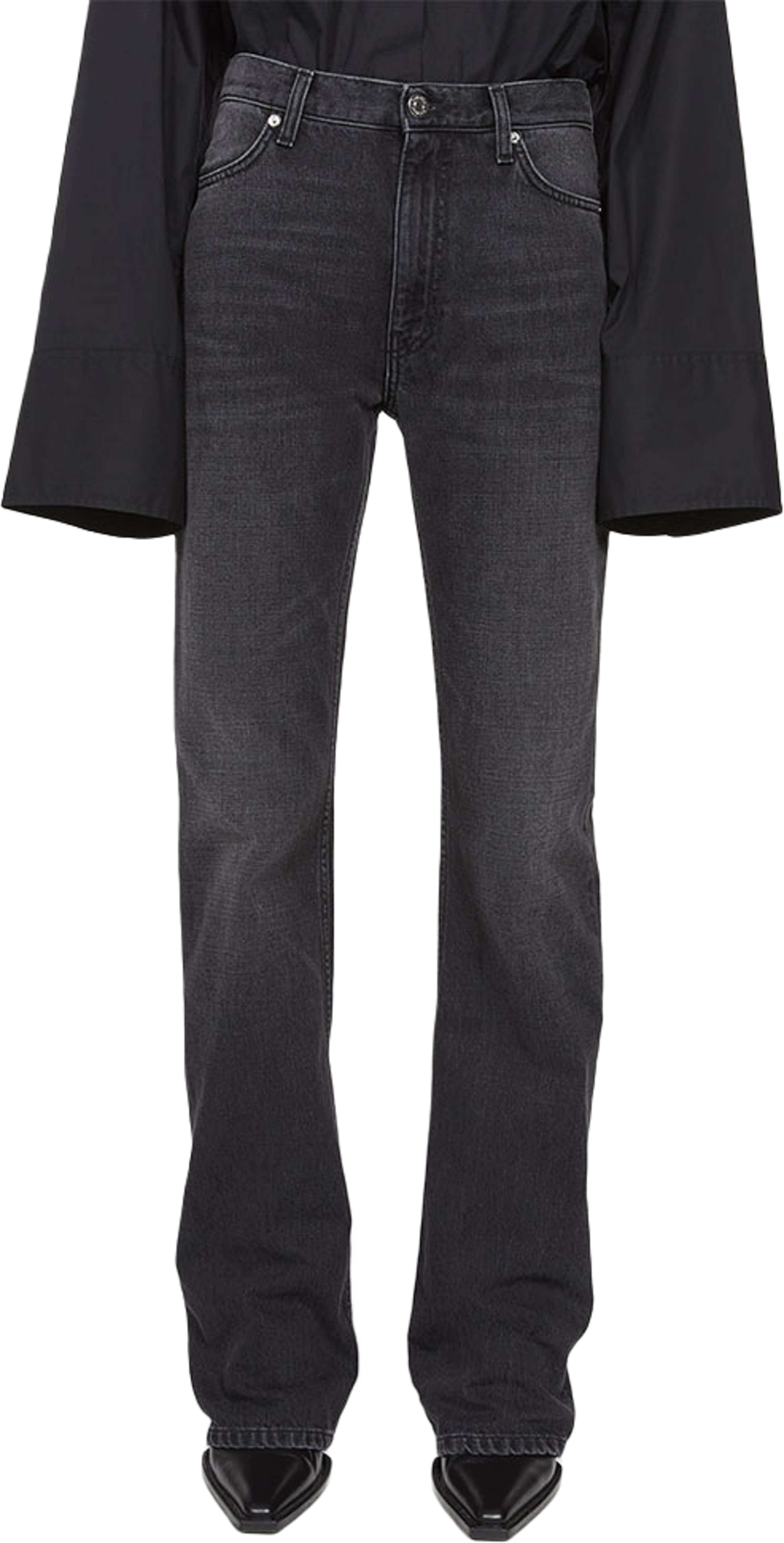 Denim Pants Extended Flare