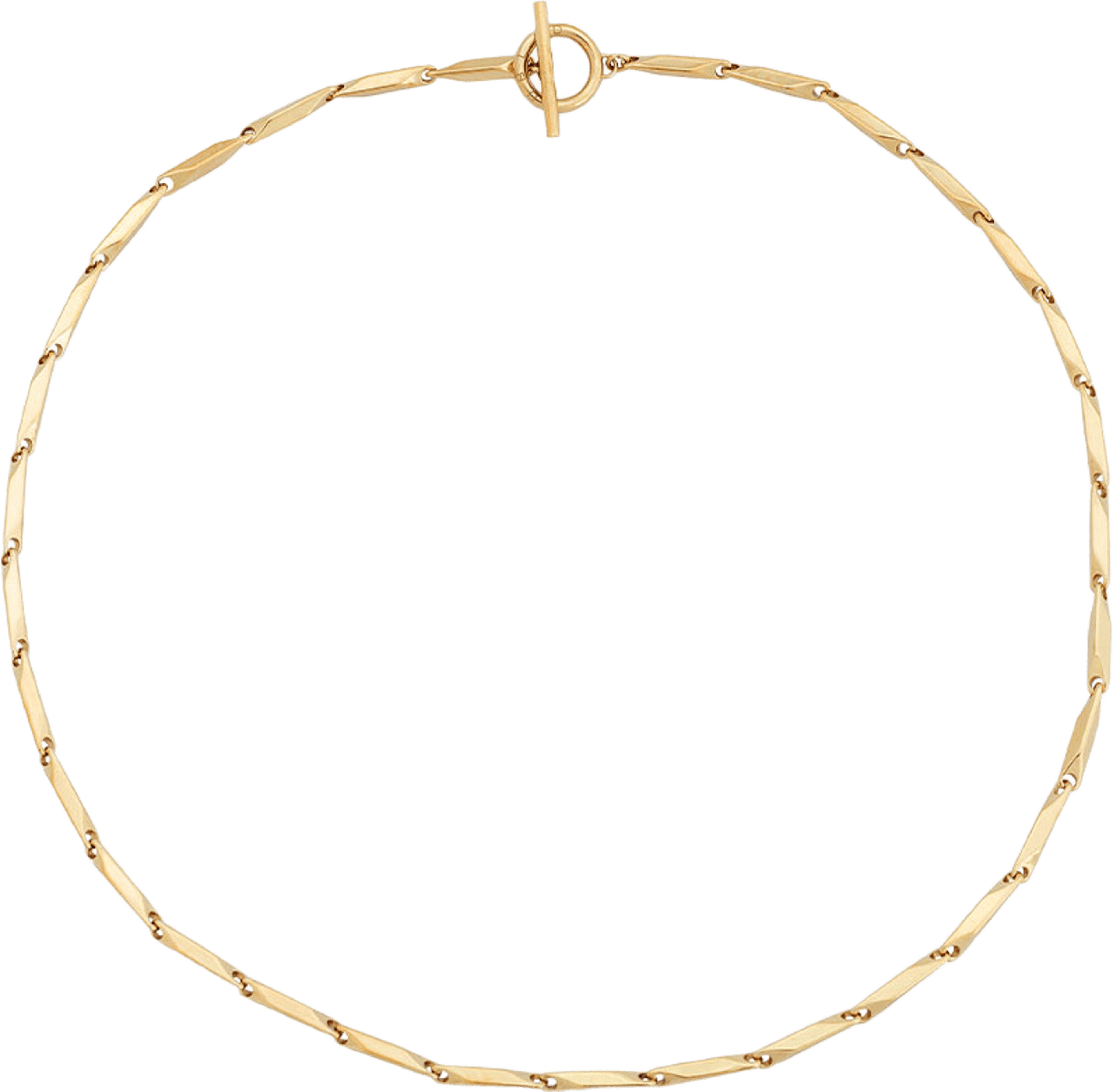 Oblique Necklace Gold