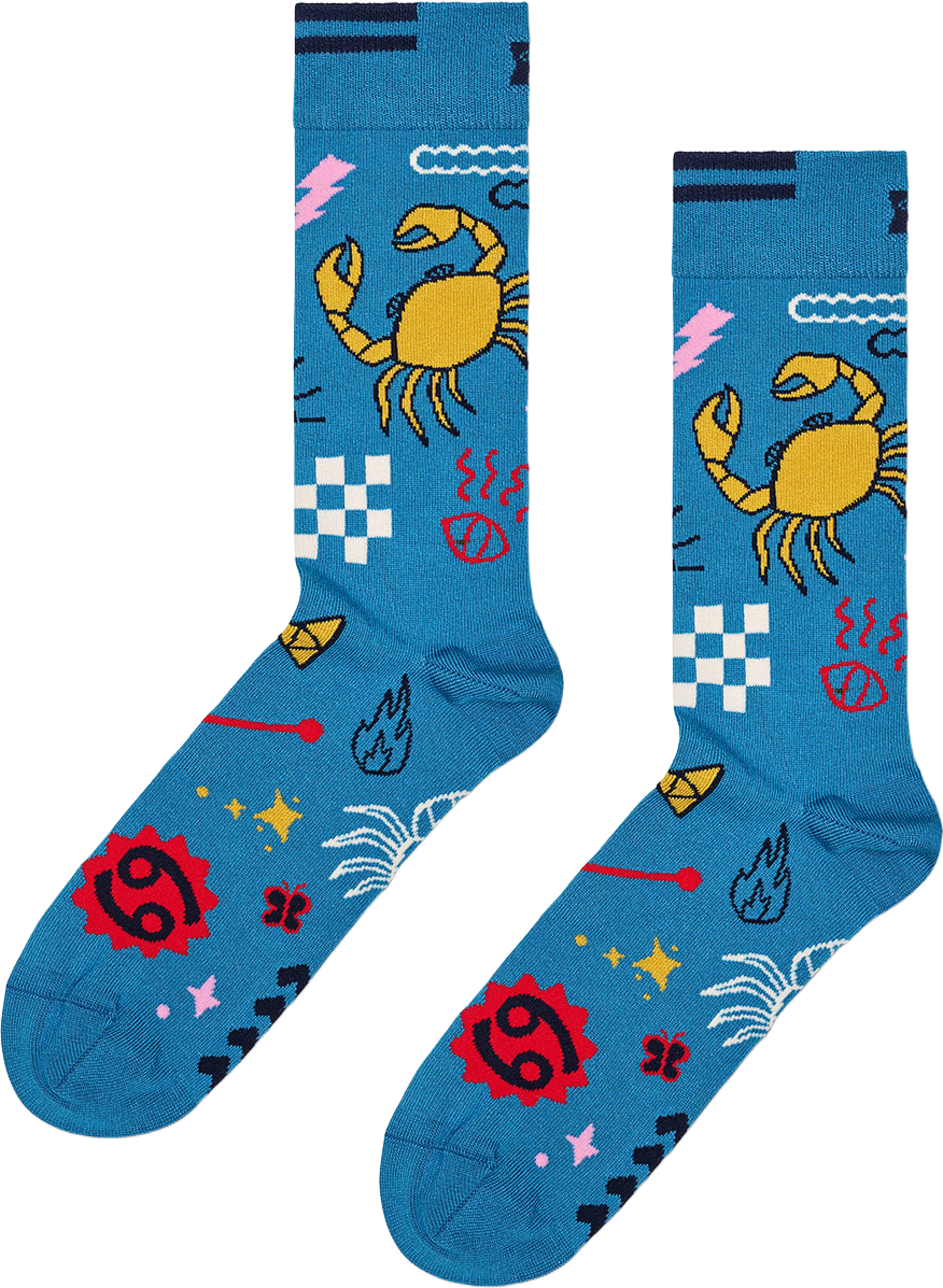 Cancer Sock, från Happy Socks, i färgen White. Klicka för att öppna bilden i stort format