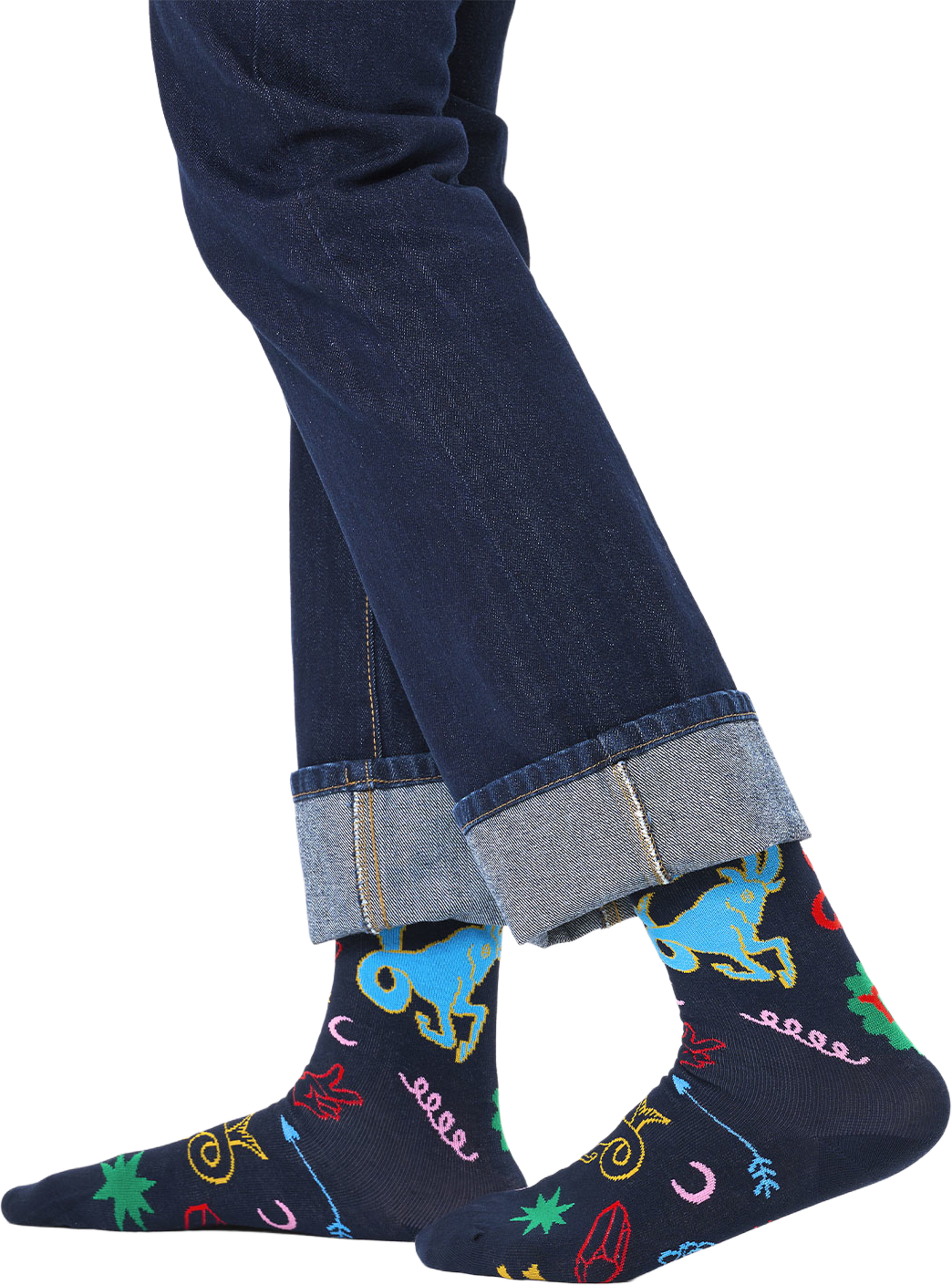 Capricorn Sock, från Happy Socks, i färgen Navy. Klicka för att öppna bilden i stort format