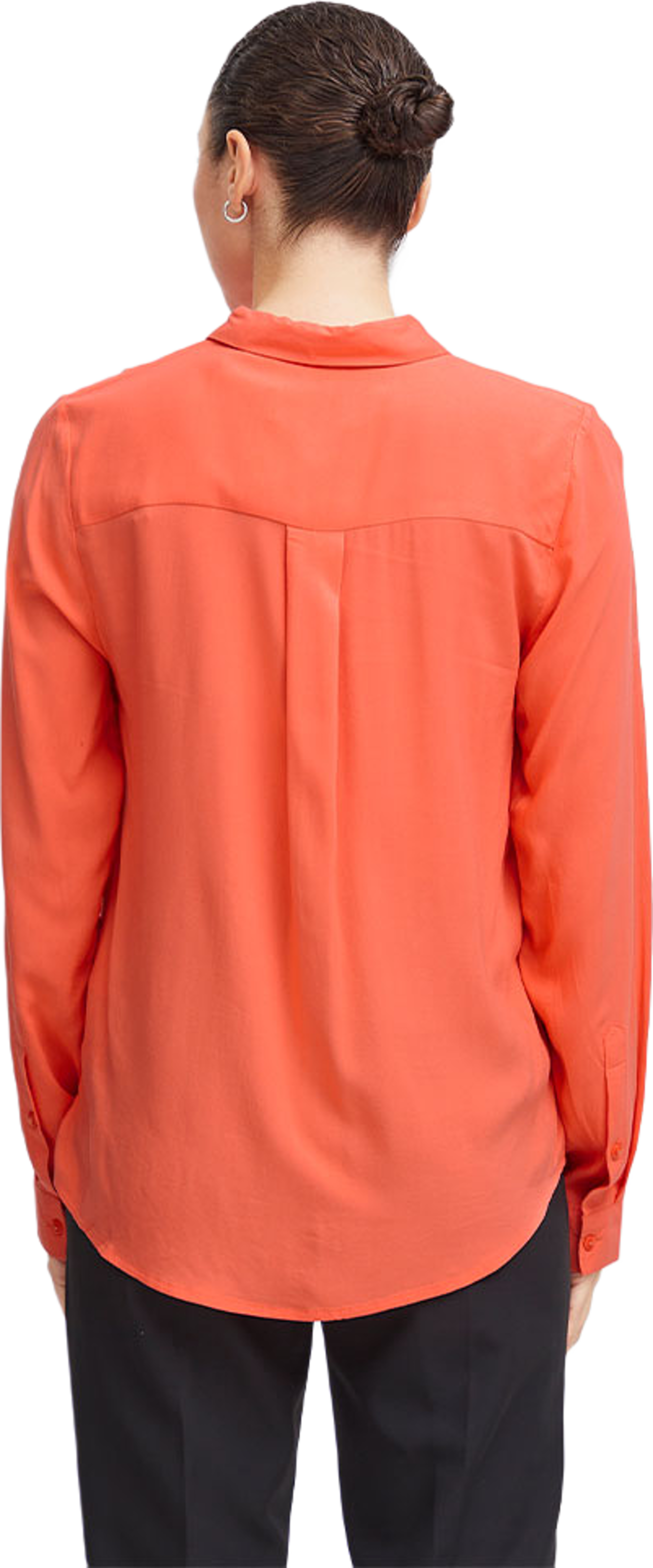 Main Shirt, från ICHI, i färgen Hot Coral. Klicka för att öppna bilden i stort format