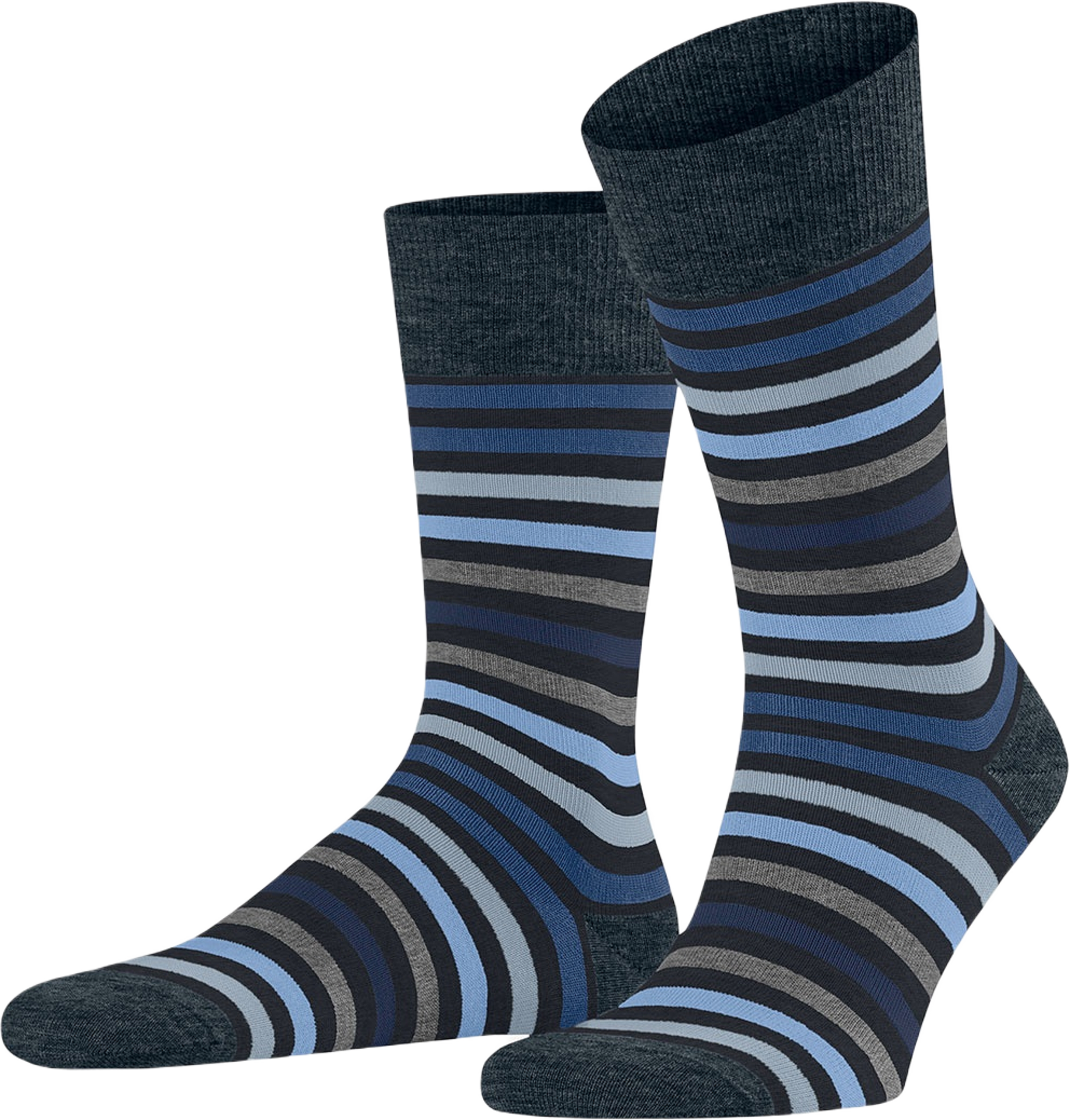 Tinted Stripe Socks, från Falke, i färgen Dark Navy1. Klicka för att öppna bilden i stort format