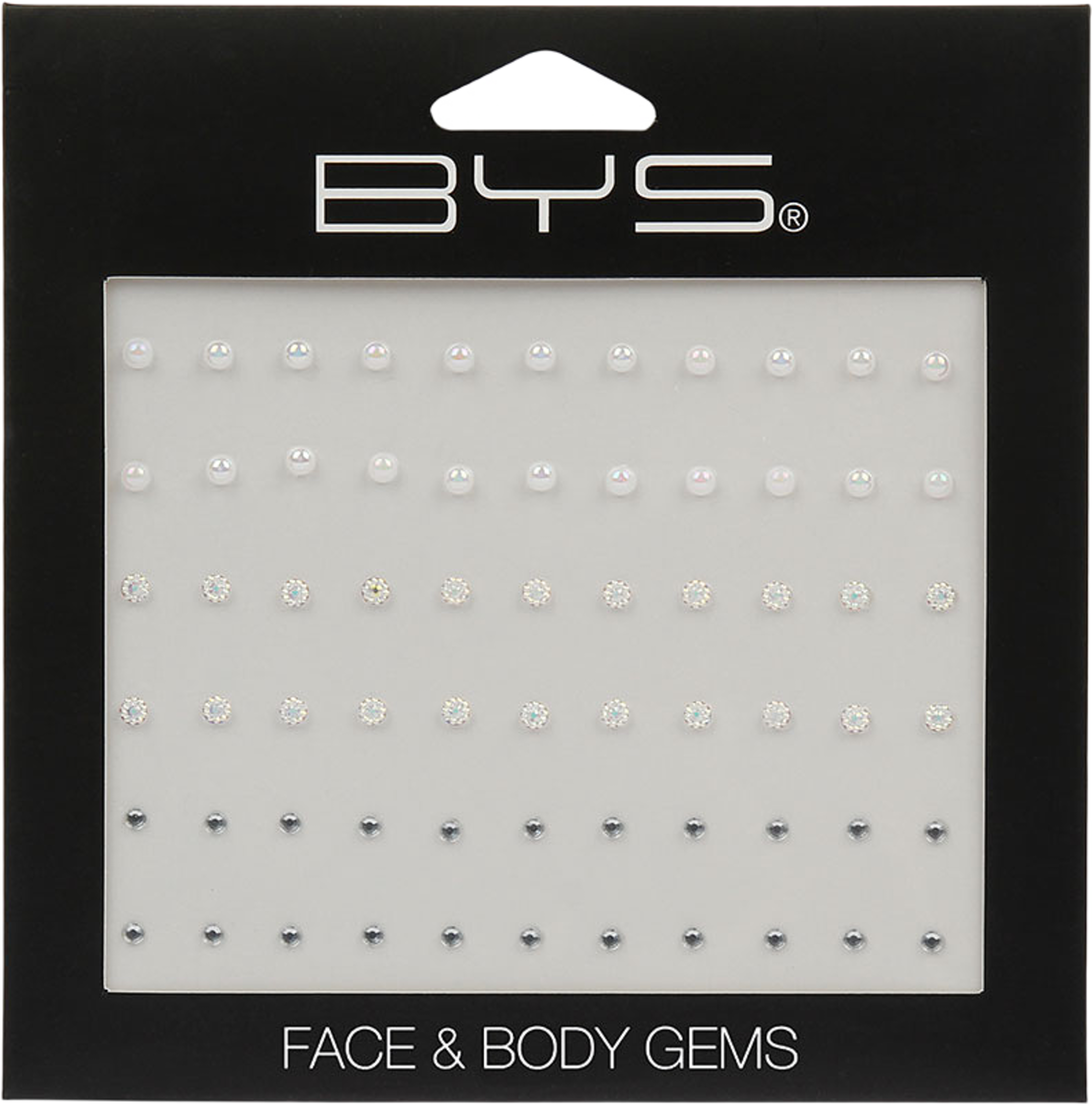 Face & Body Gems White & Clear