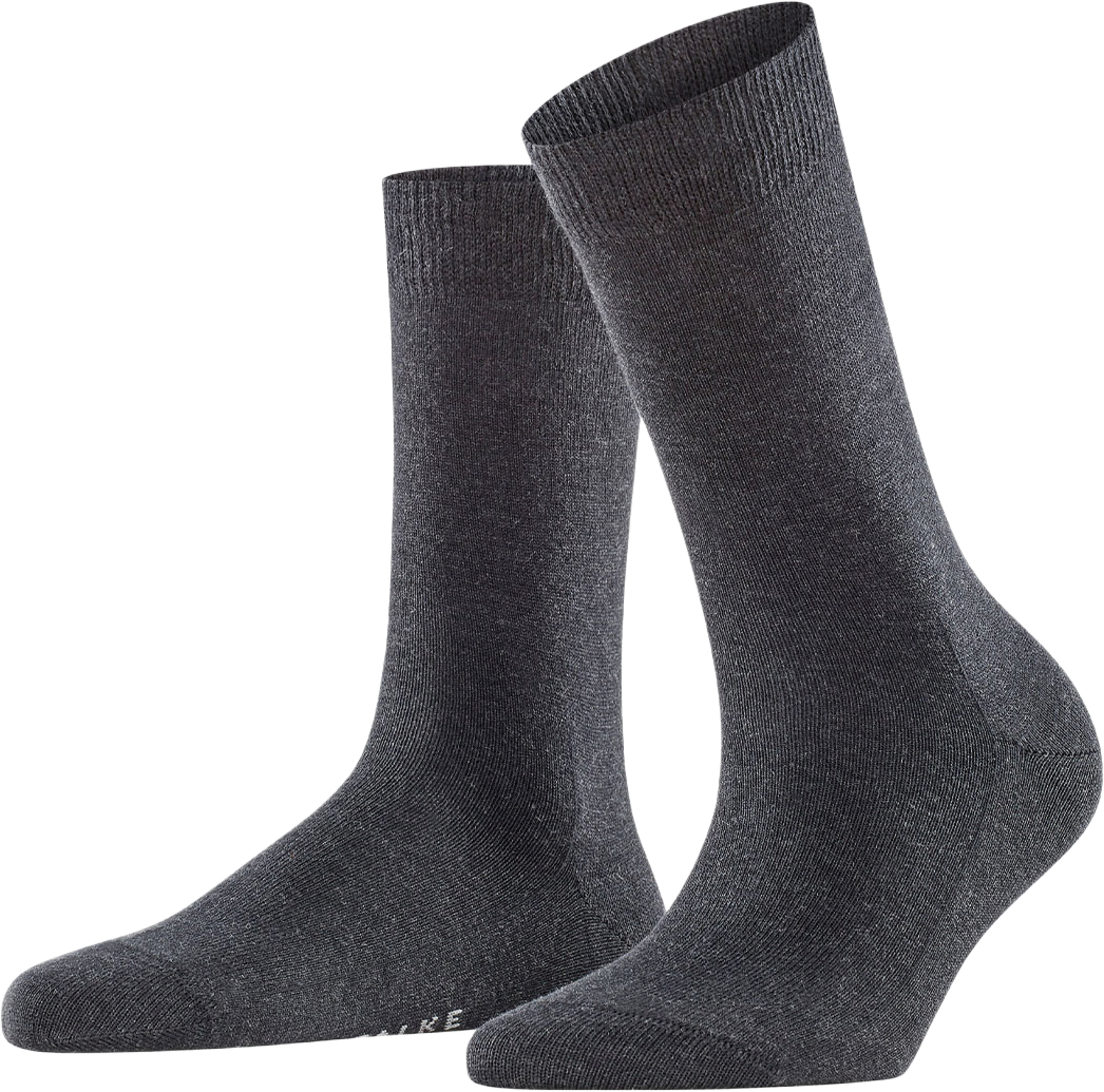 Family Socks, från Falke, i färgen Anthra.mel. Klicka för att öppna bilden i stort format