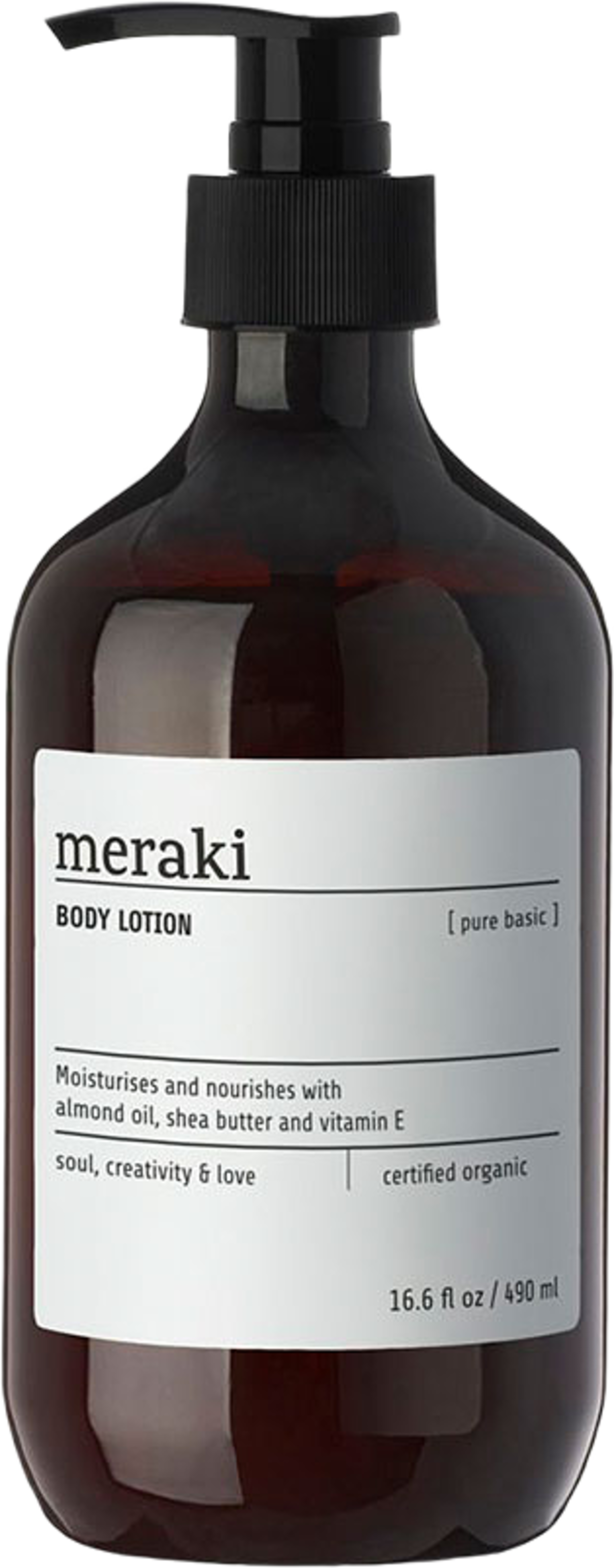Body lotion, Pure basic, från Meraki. Klicka för att öppna bilden i stort format