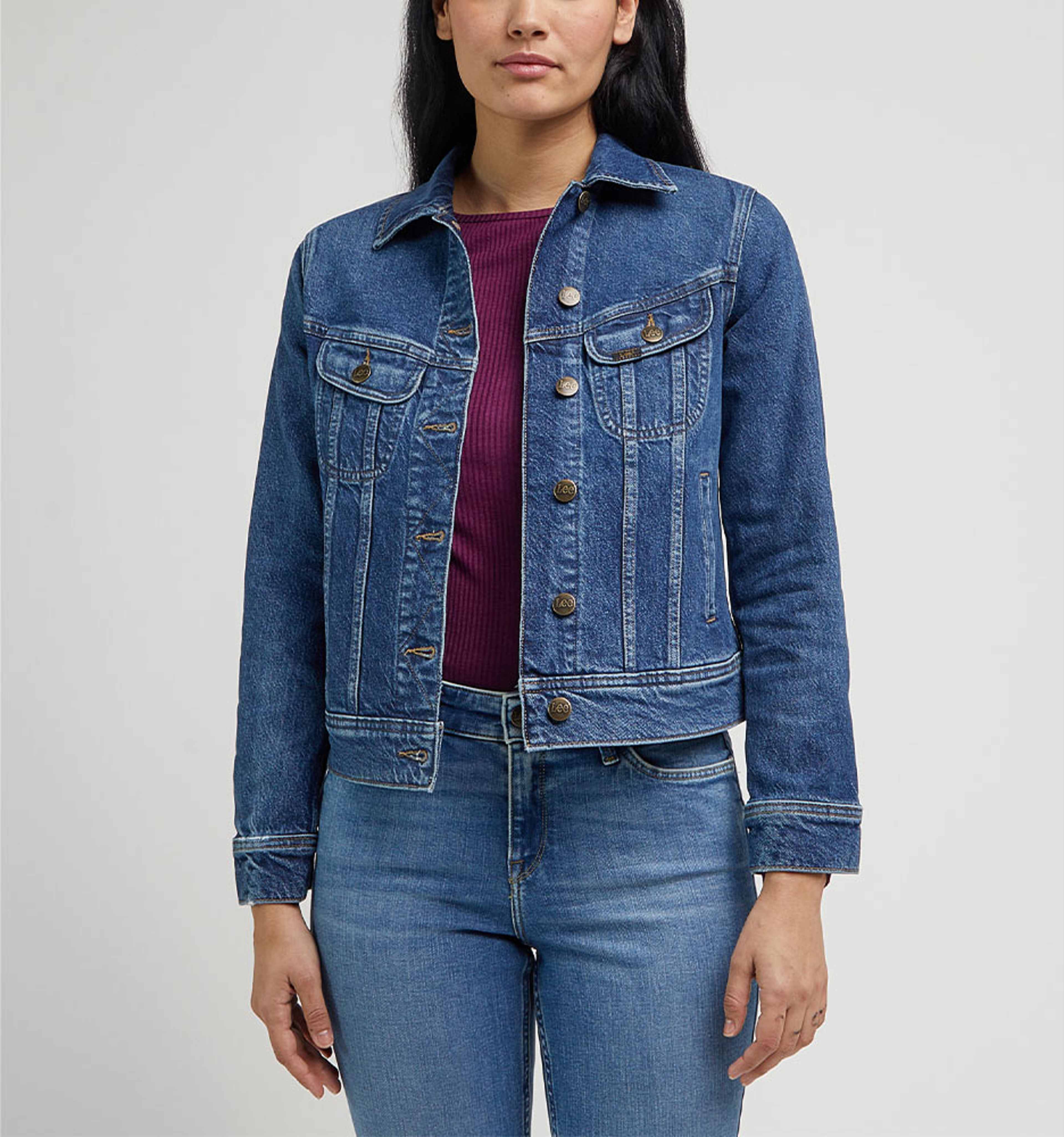 RIDER JACKET, från Lee, i färgen Classic Indigo. Klicka för att öppna bilden i stort format