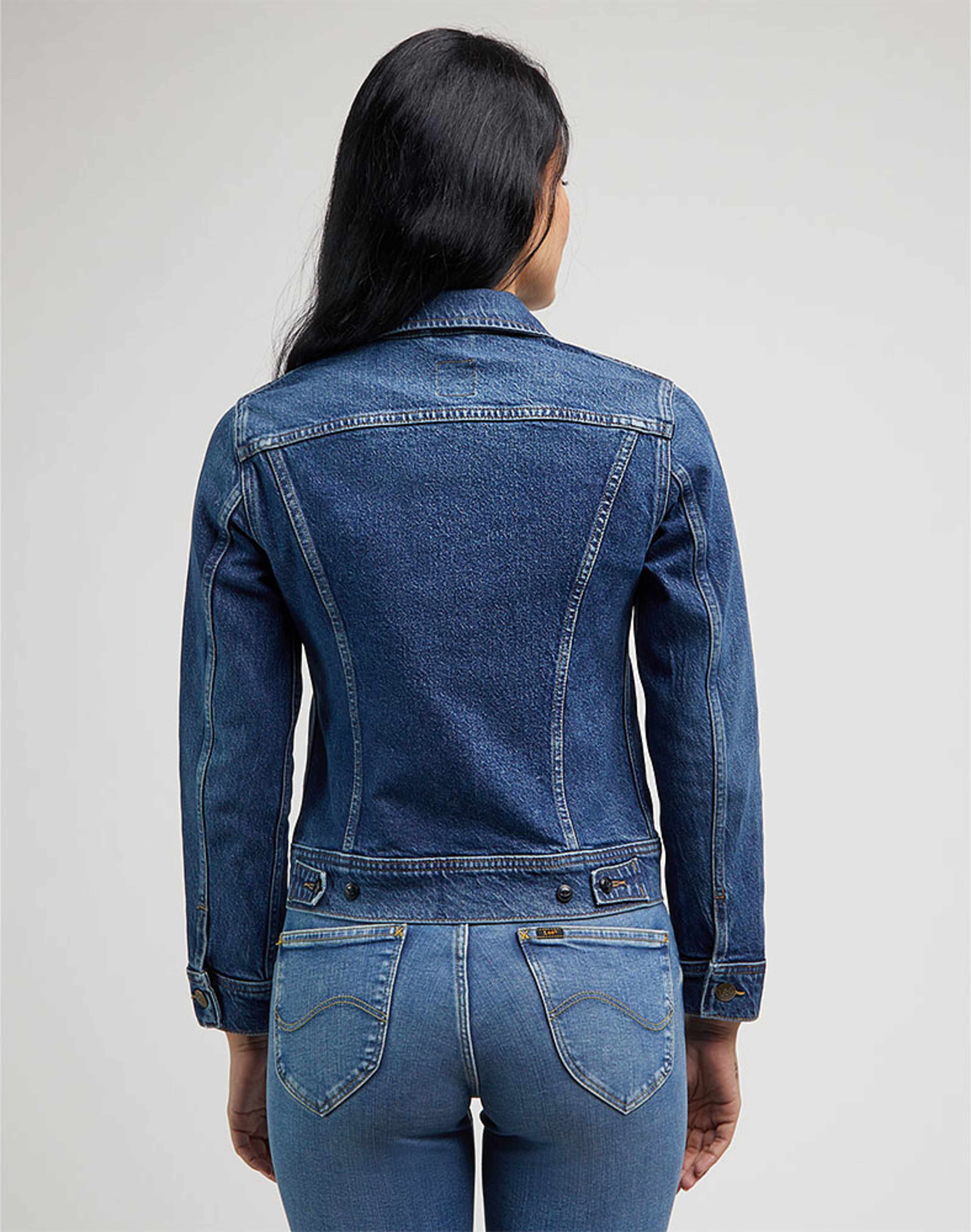 RIDER JACKET, från Lee, i färgen Classic Indigo. Klicka för att öppna bilden i stort format