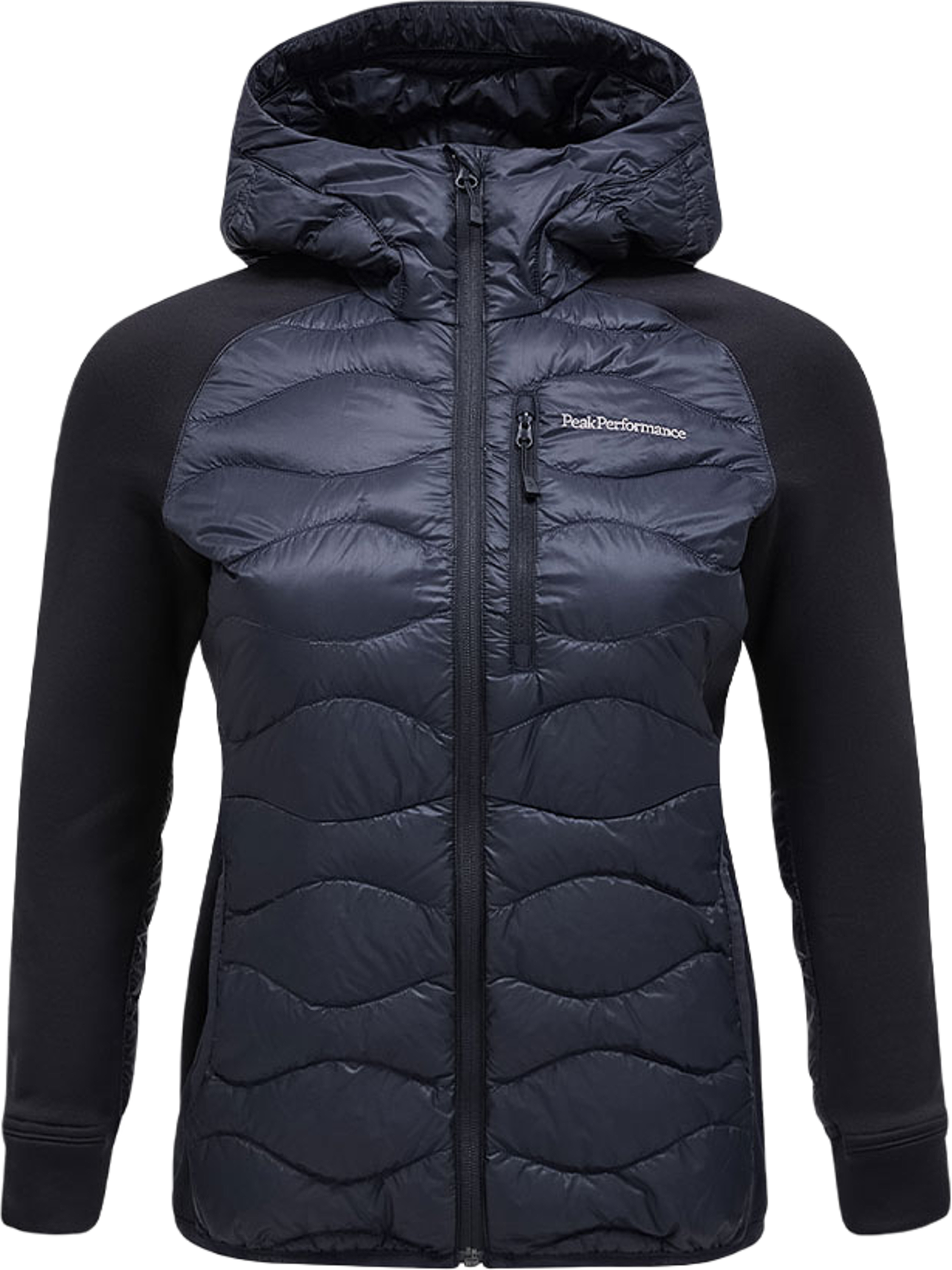 W Helium Down Hybrid Hood