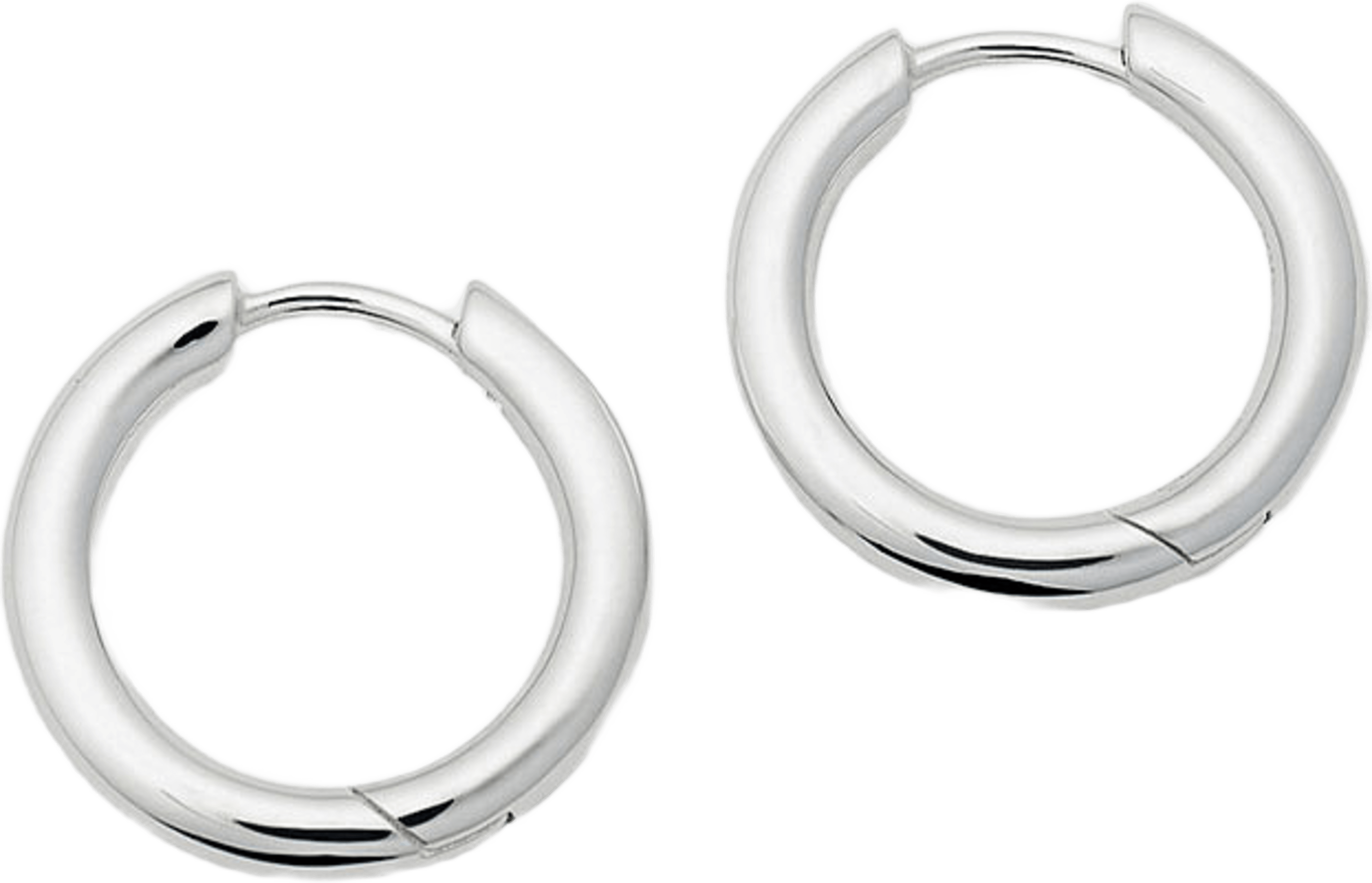 Beloved Fat Big Hoops Silver