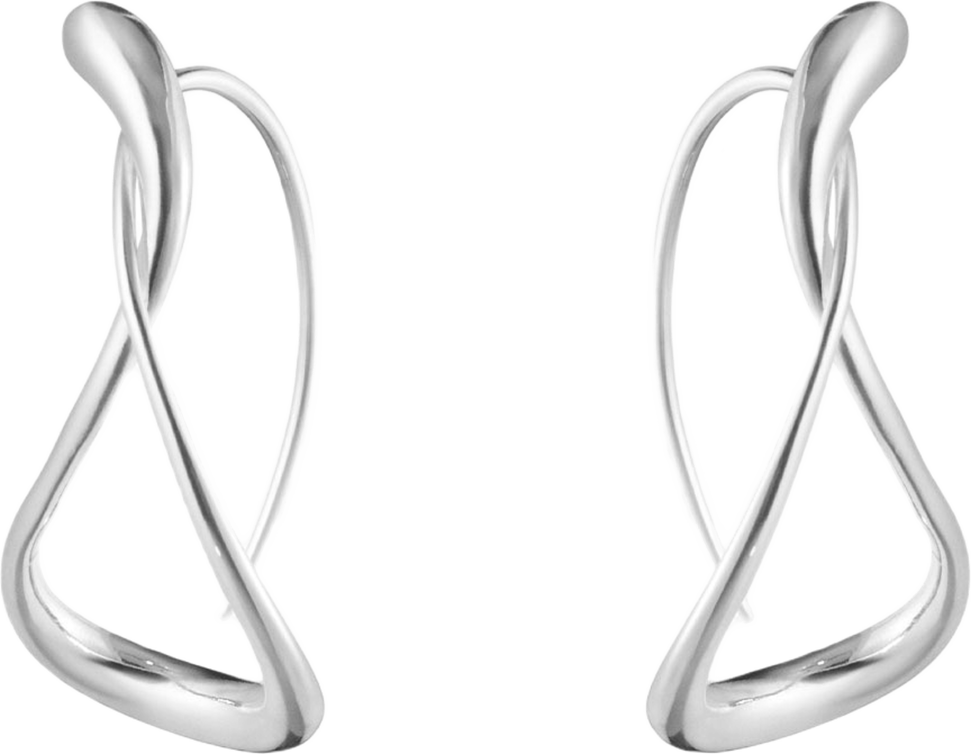 Mercy Stora Earhoops, från Georg Jensen, i färgen Silver.