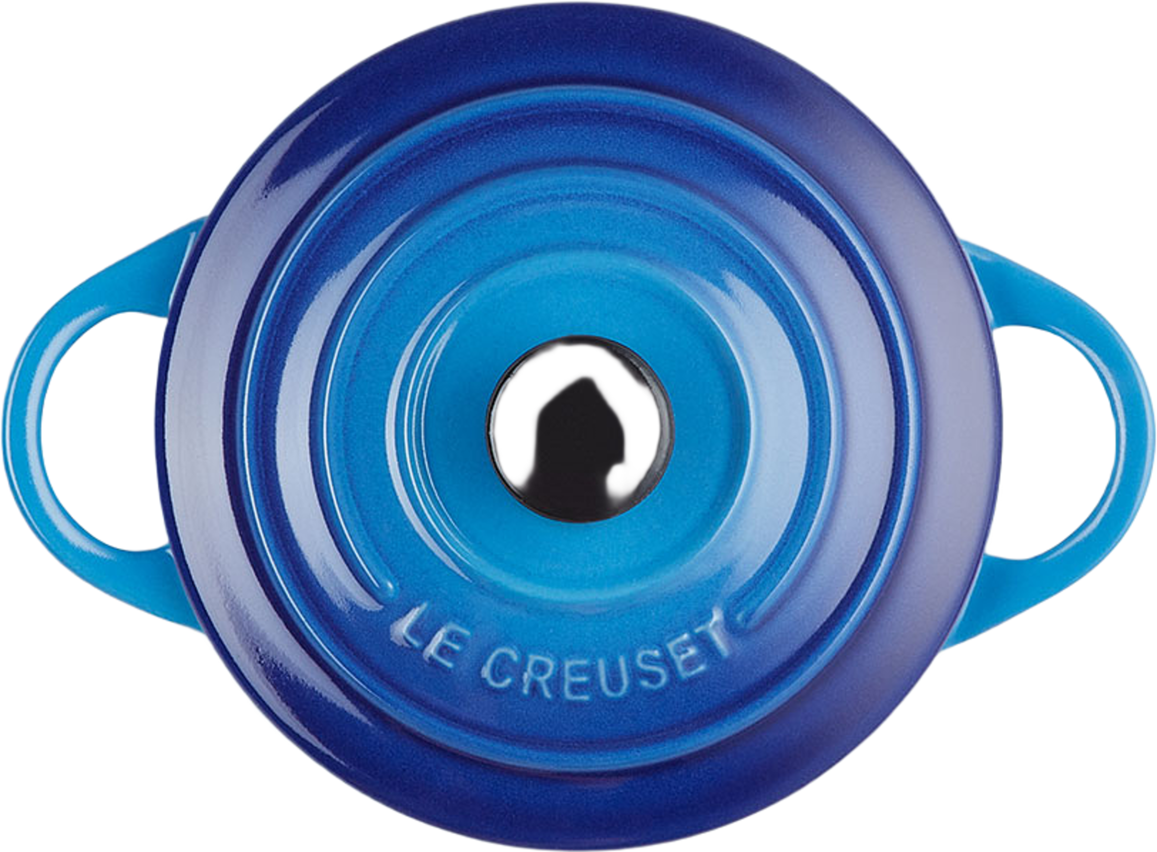 Minigryta stengods 10 cm Azure Blue