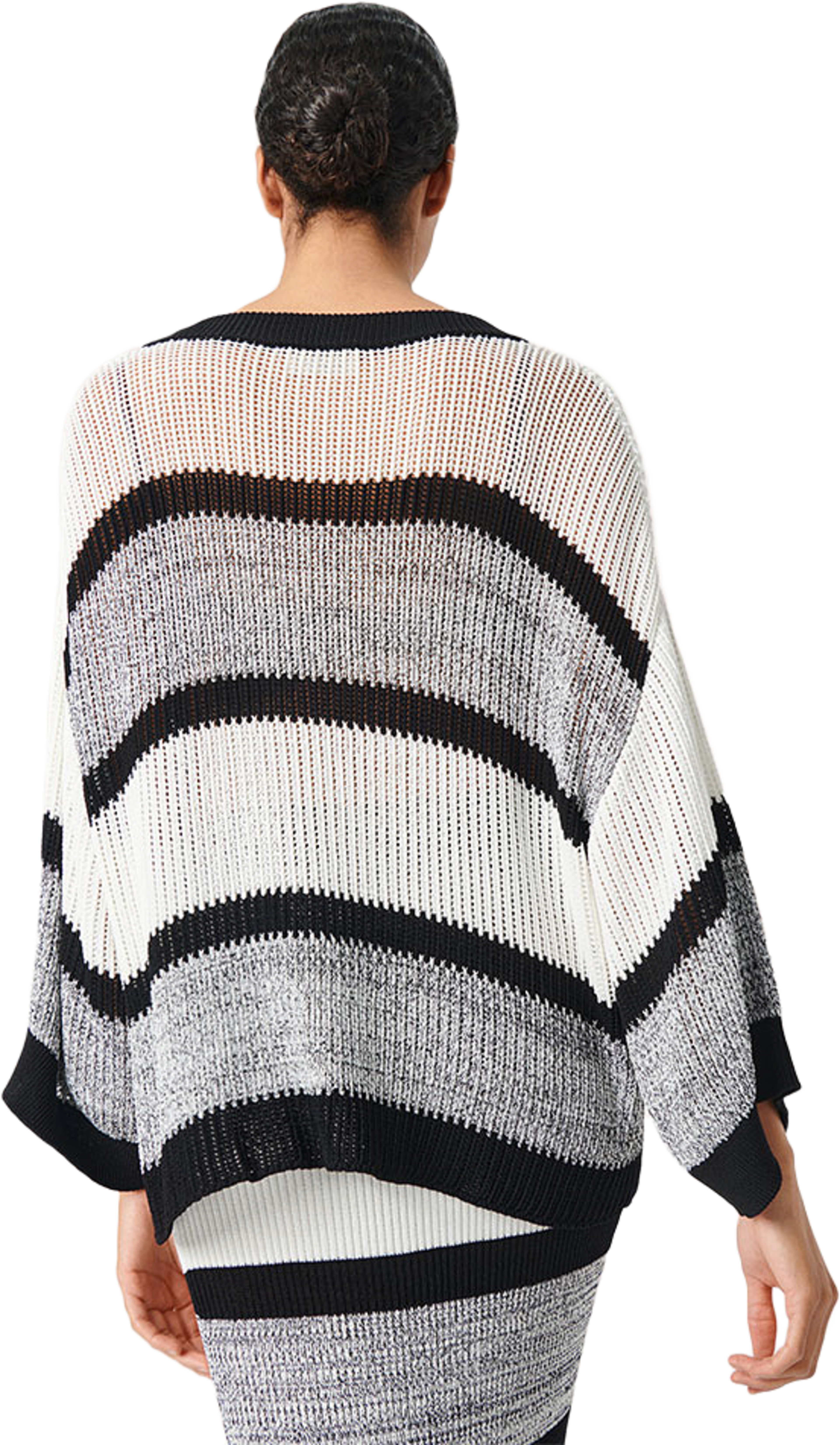 SLRohanna Pullover, från Soaked In Luxury, i färgen Black, White And Melange. Klicka för att öppna bilden i stort format