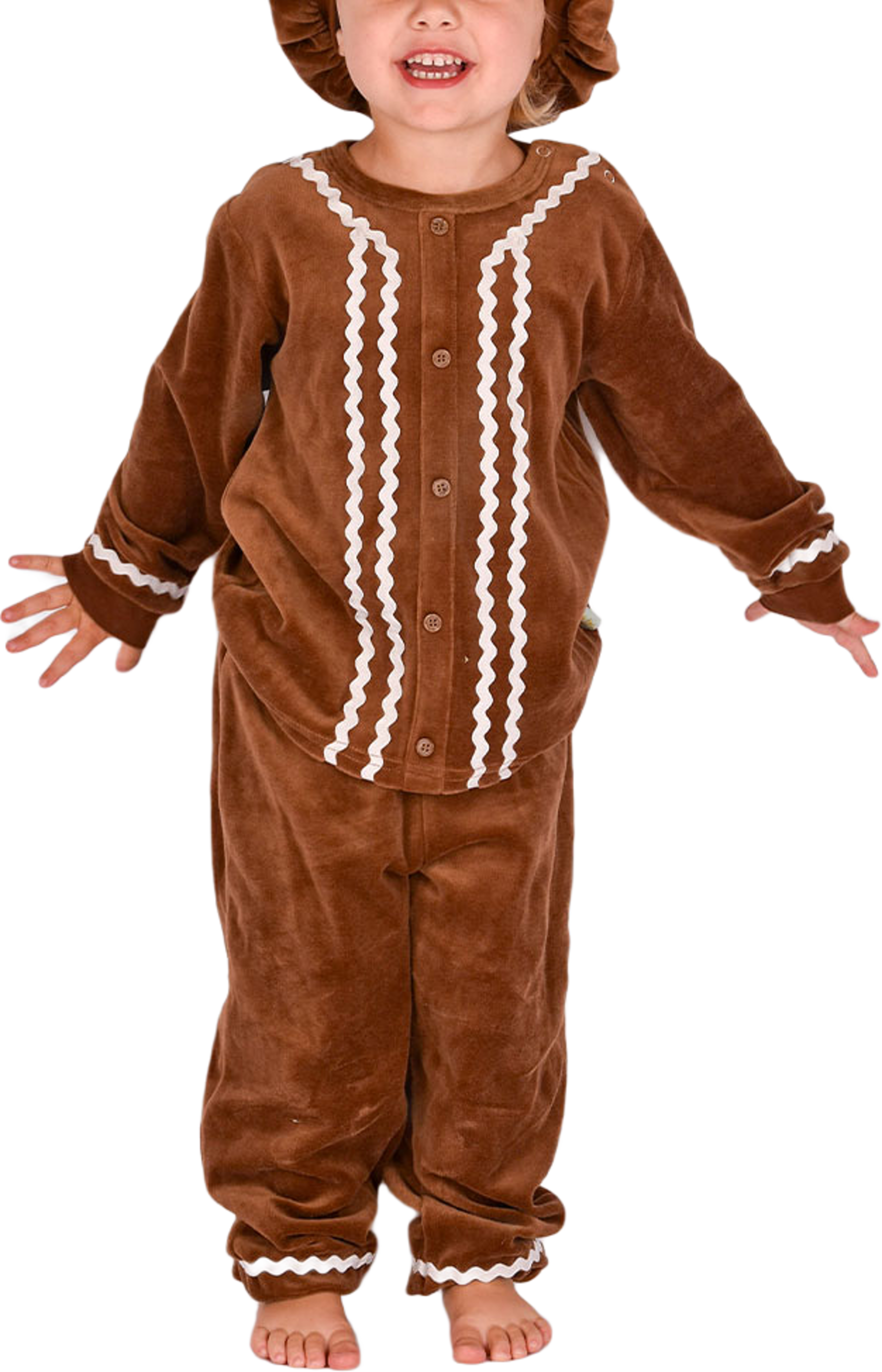 Pepparkaksdräkt 3 delar
