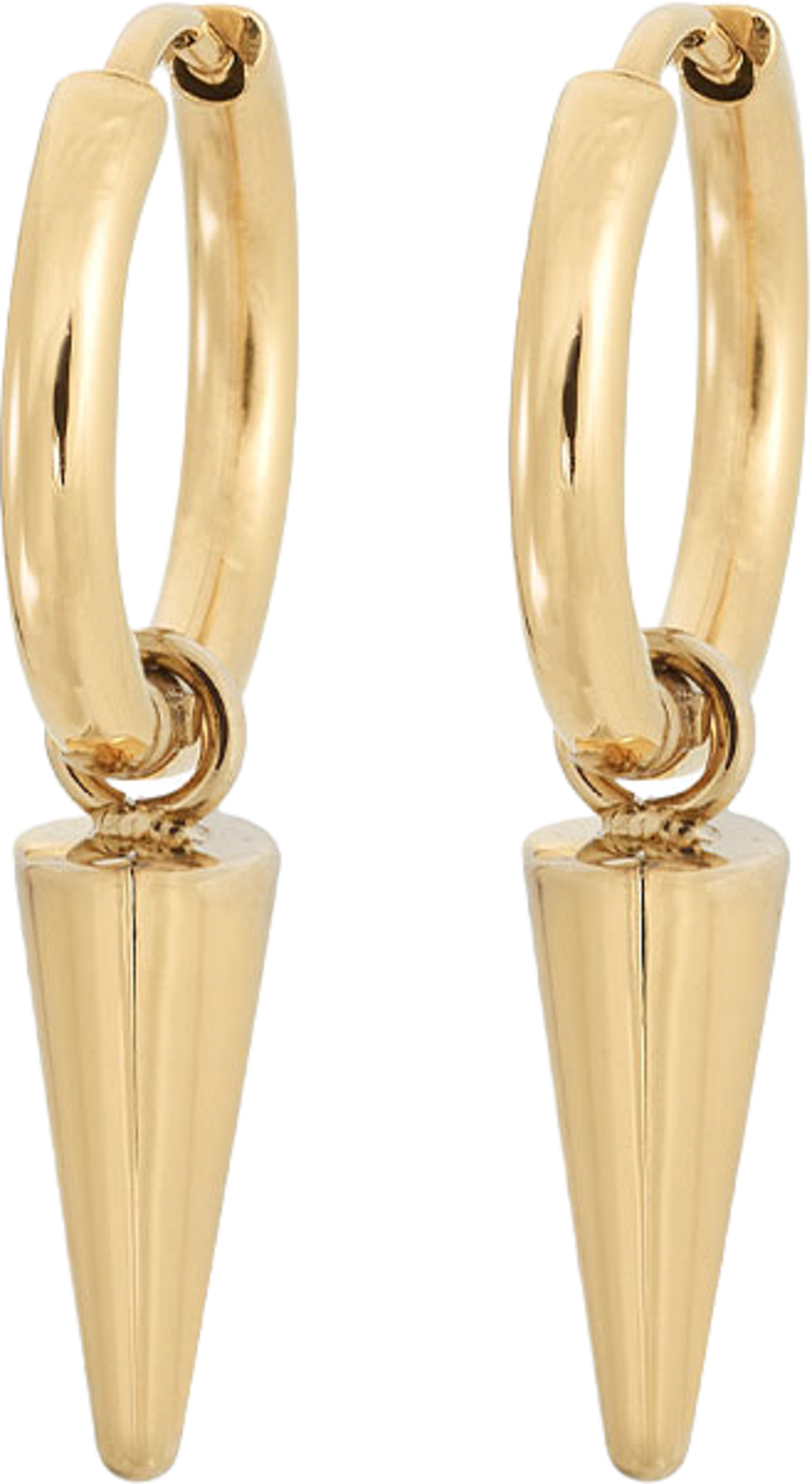 Peak Hoops Mini Gold
