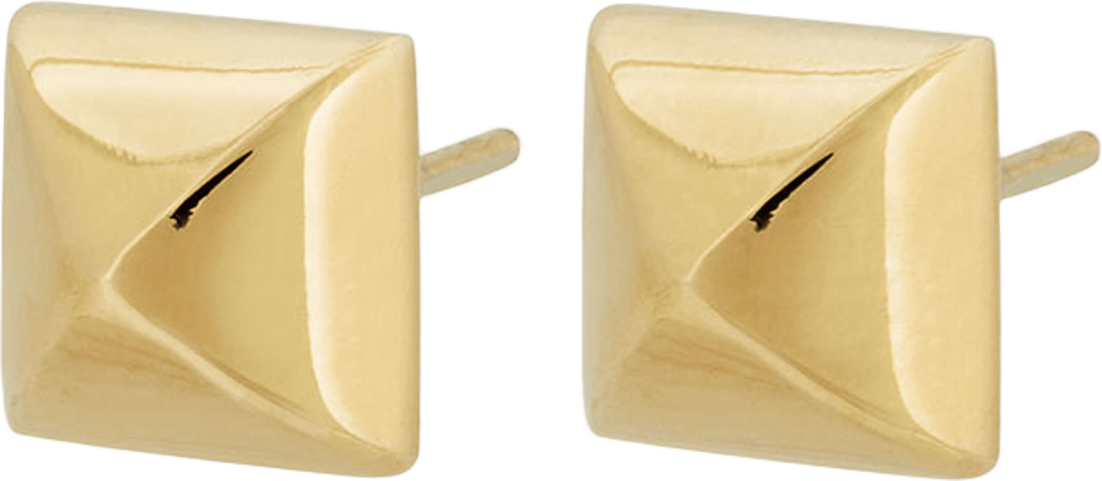 Peak Rivet Studs Gold