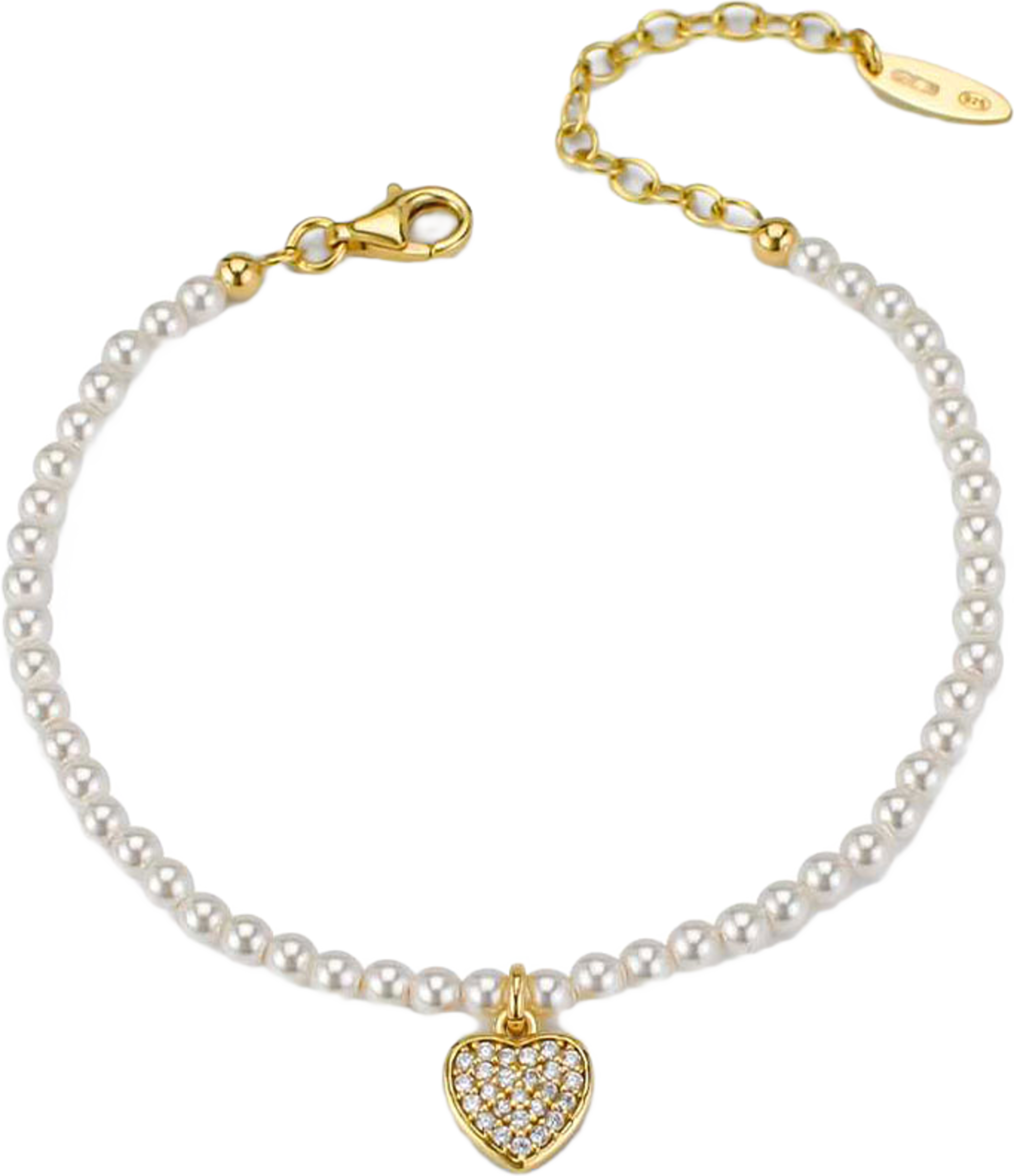 Bracelet Pearl Heart