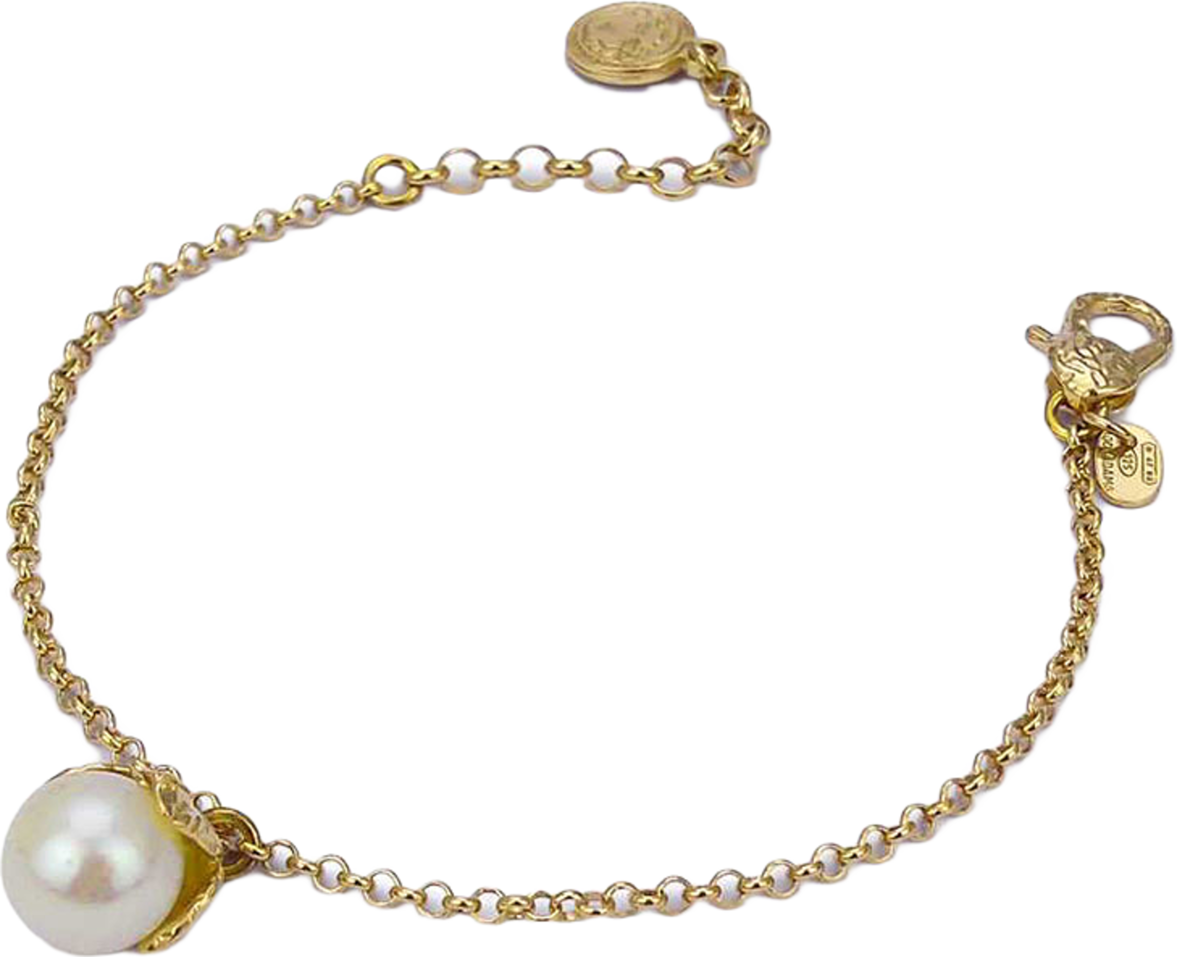 Bracelet Leaf Pearl