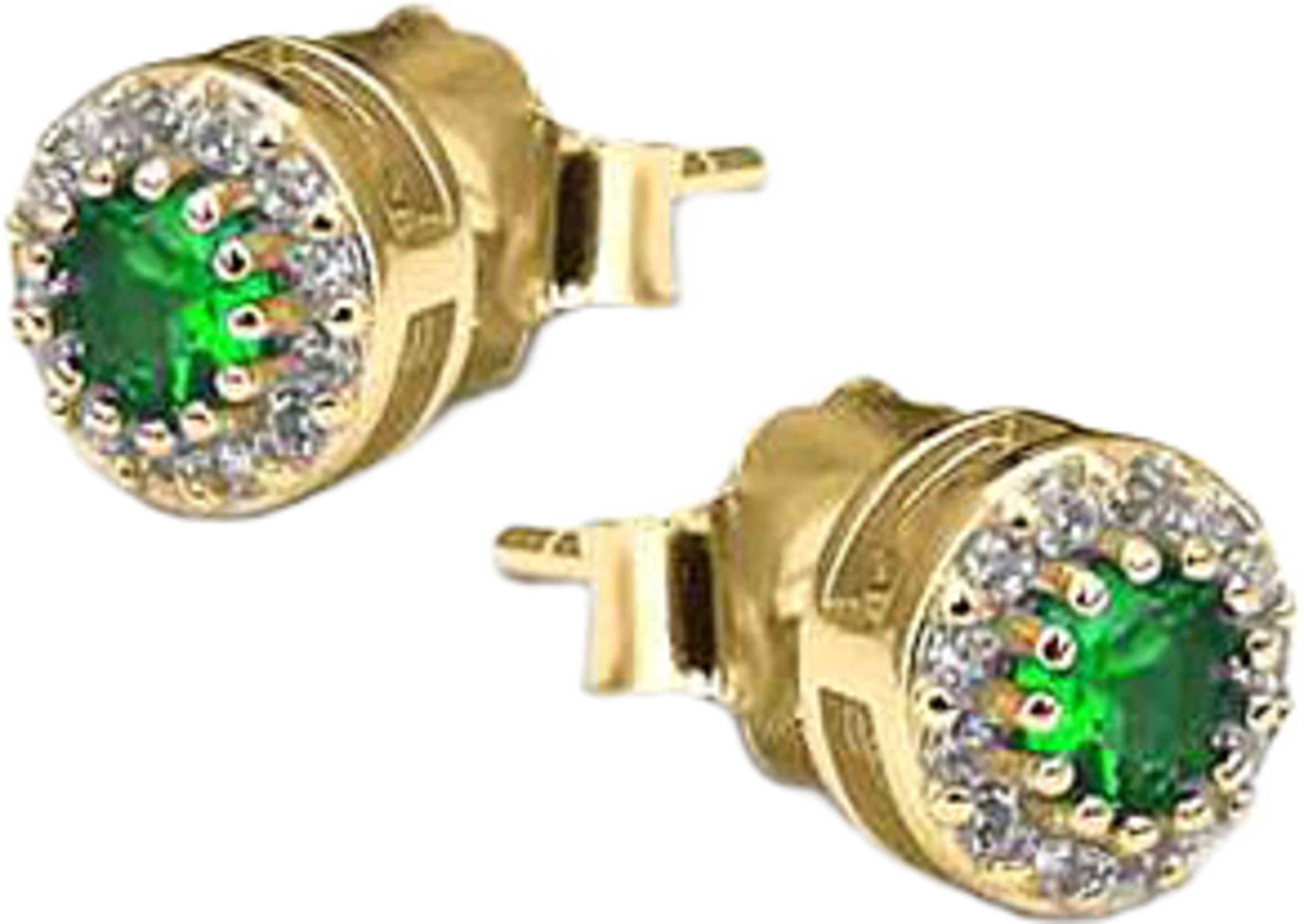 Earrings Three stones