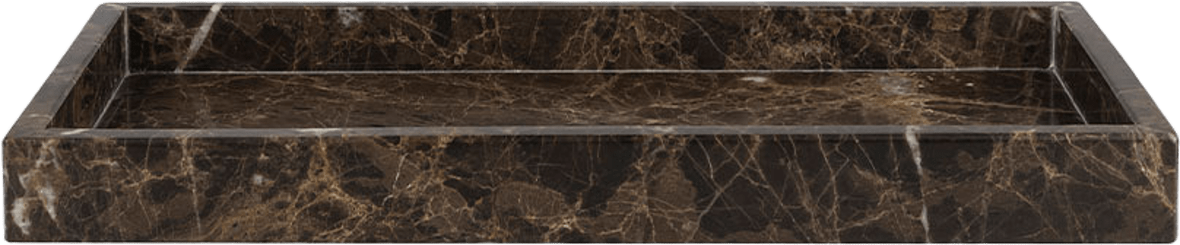 MARBLE bricka brun