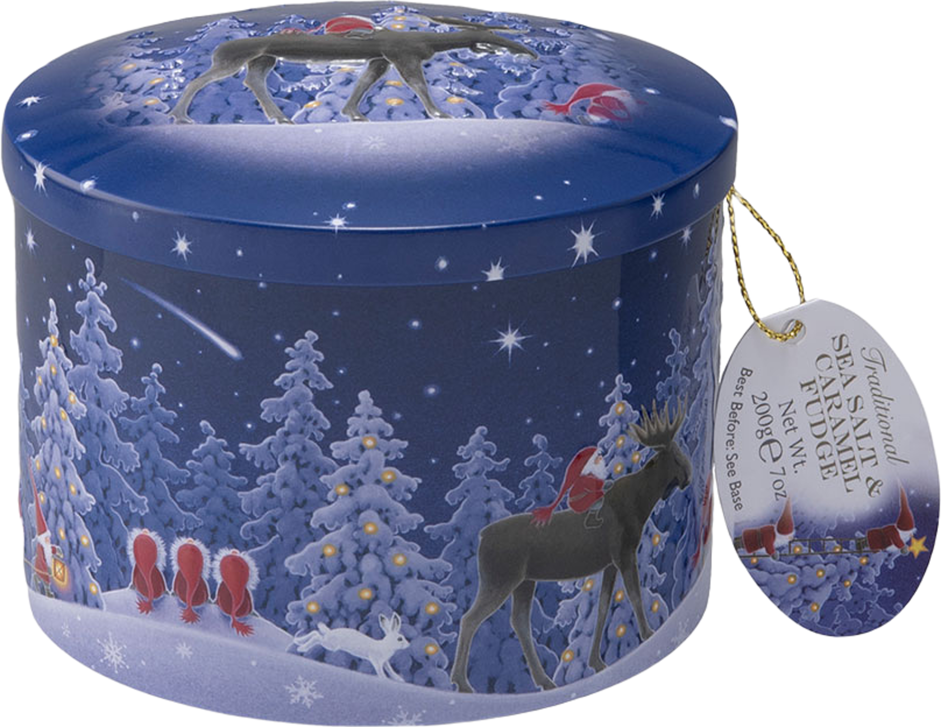 Santa & Moose, salt & karamellfudge