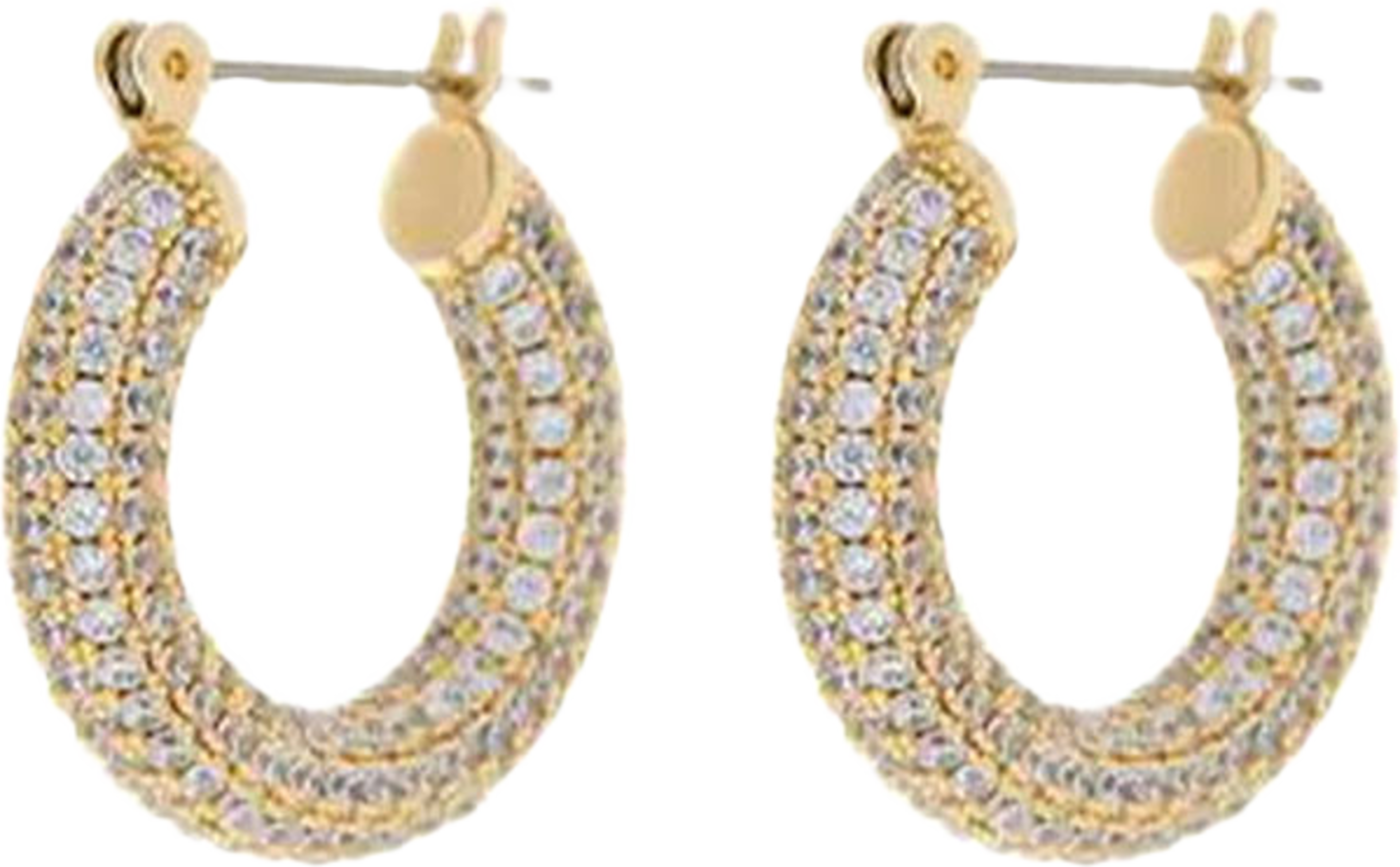 Pave Baby Amalfi Hoops